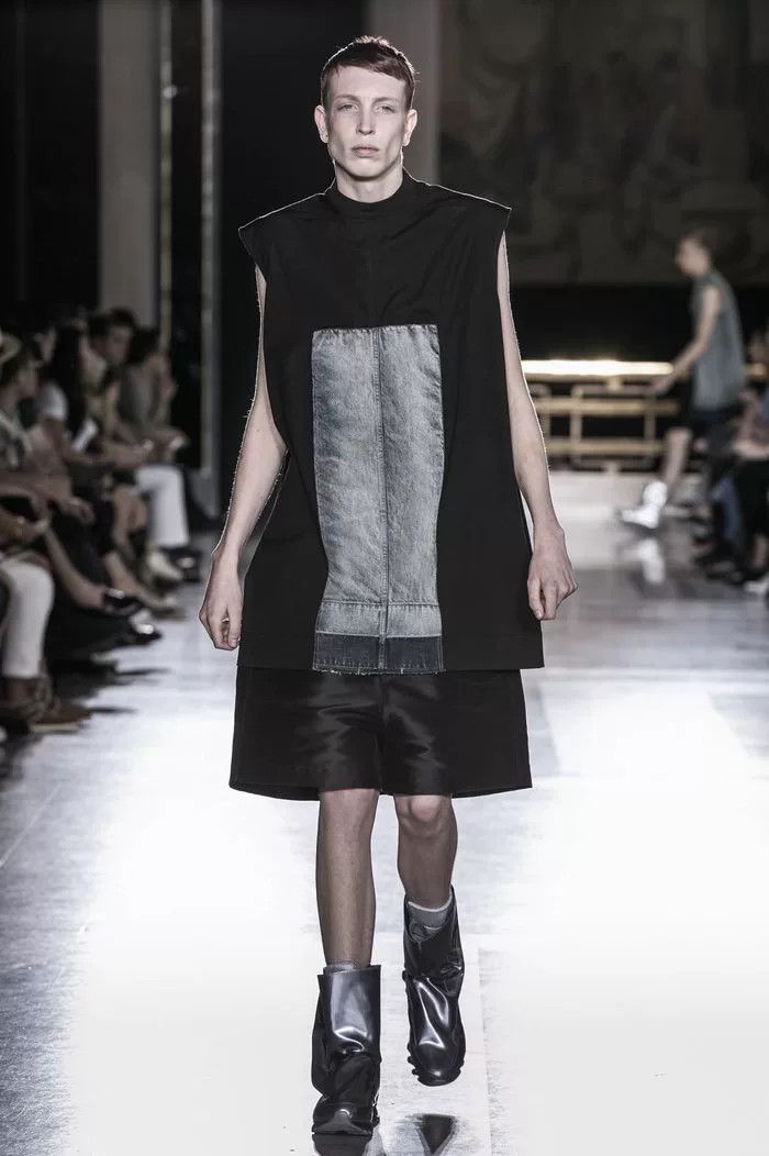 Rick Owens rick owens jumbo fork sleeveless black tee Size US M / EU 48-50 / 2 - 5 Thumbnail