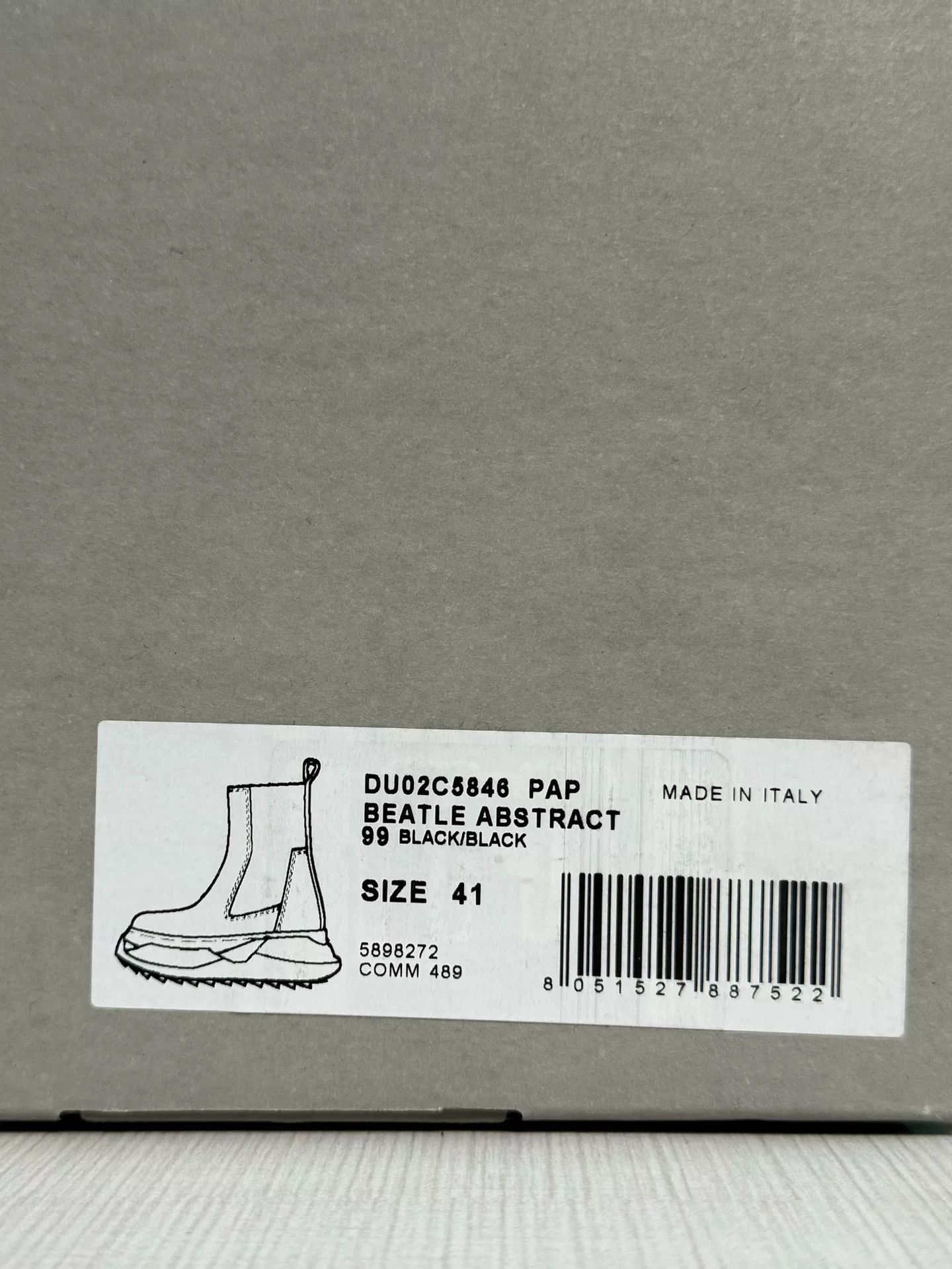 Rick Owens rick owens black platform chelsea boots Size US 8.5 / EU 41-42 - 6 Thumbnail