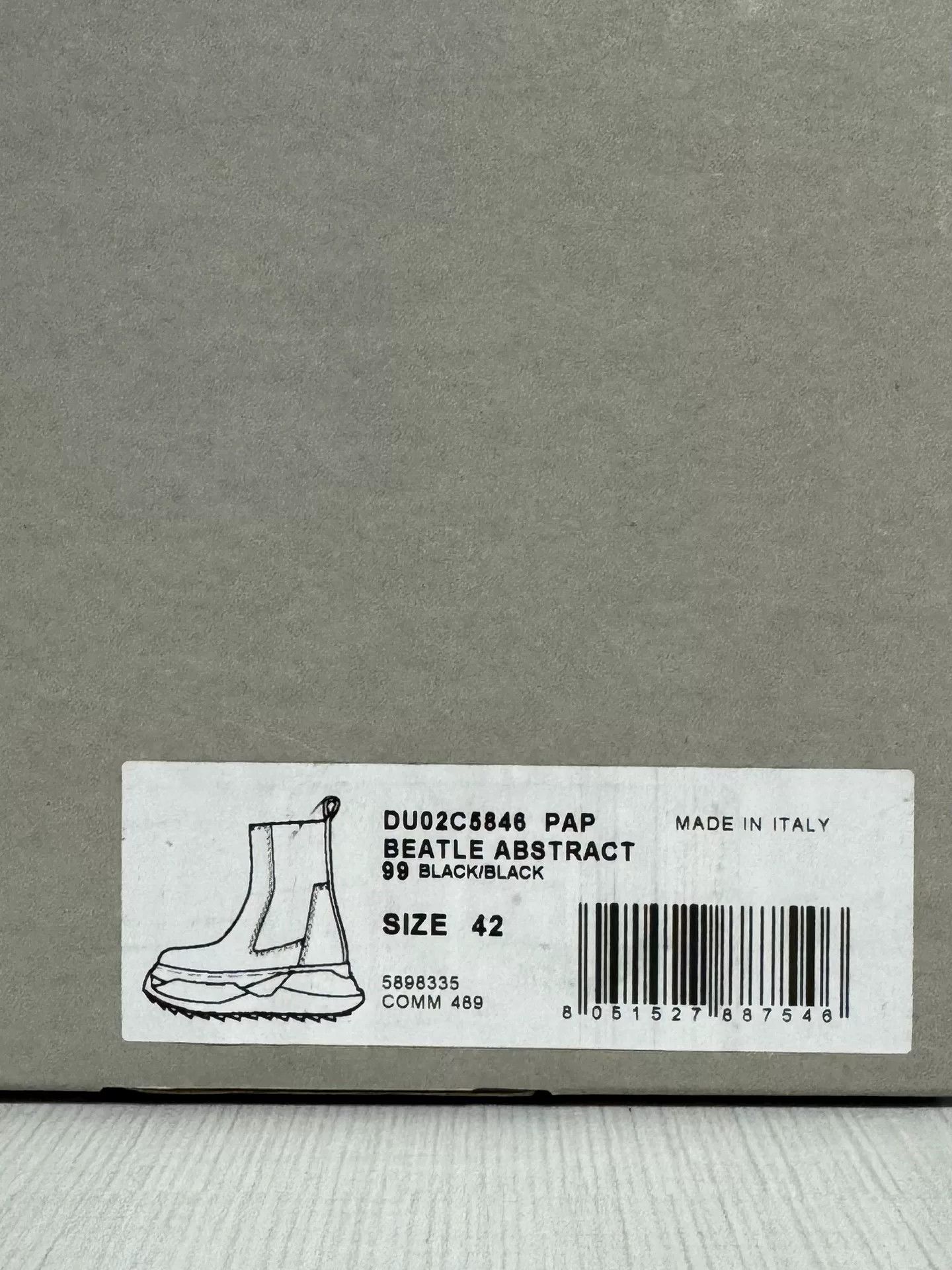 Rick Owens rick owens black platform chelsea boots Size US 8.5 / EU 41-42 - 7 Thumbnail