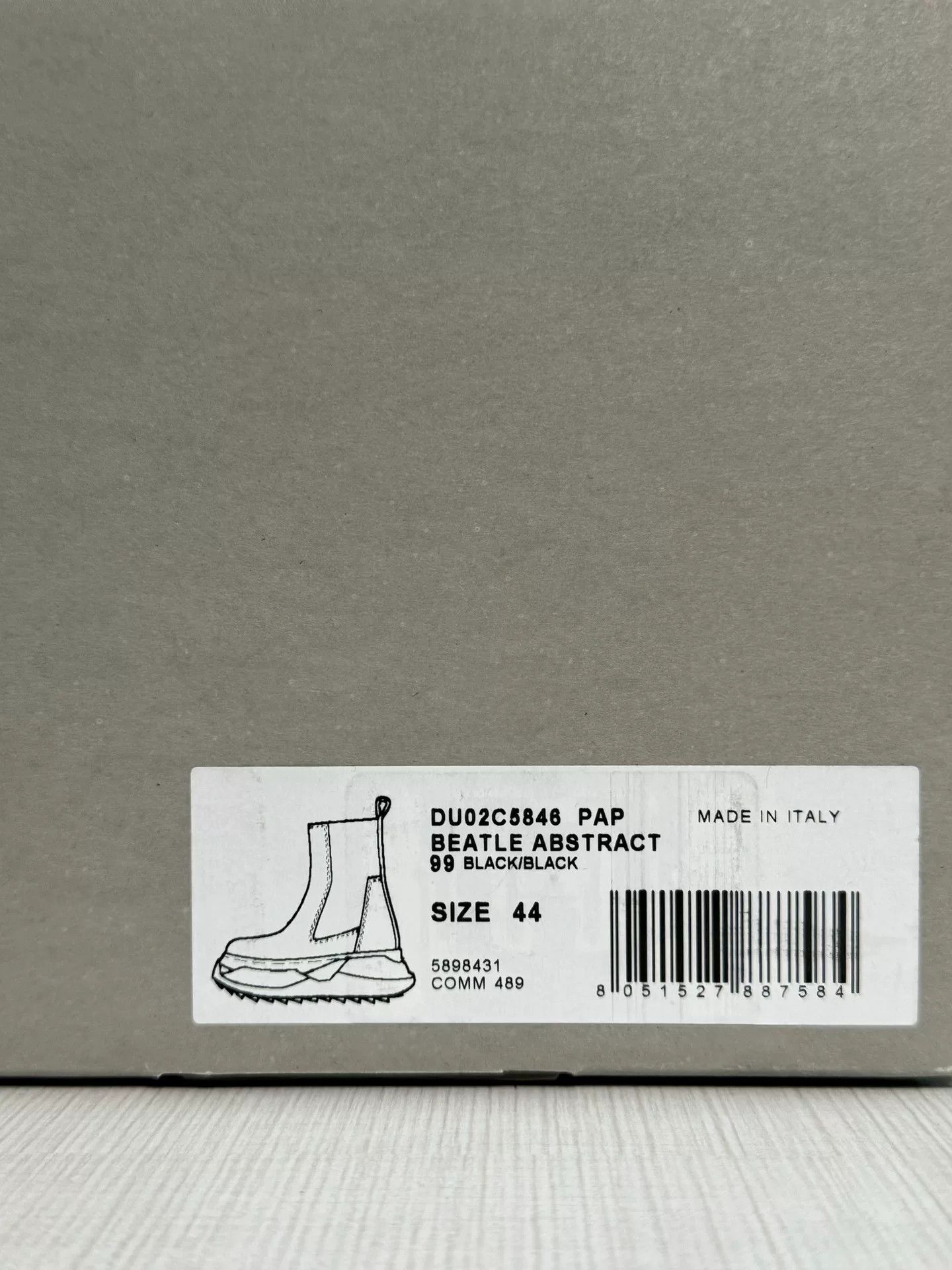 Rick Owens rick owens black platform chelsea boots Size US 8.5 / EU 41-42 - 9 Thumbnail