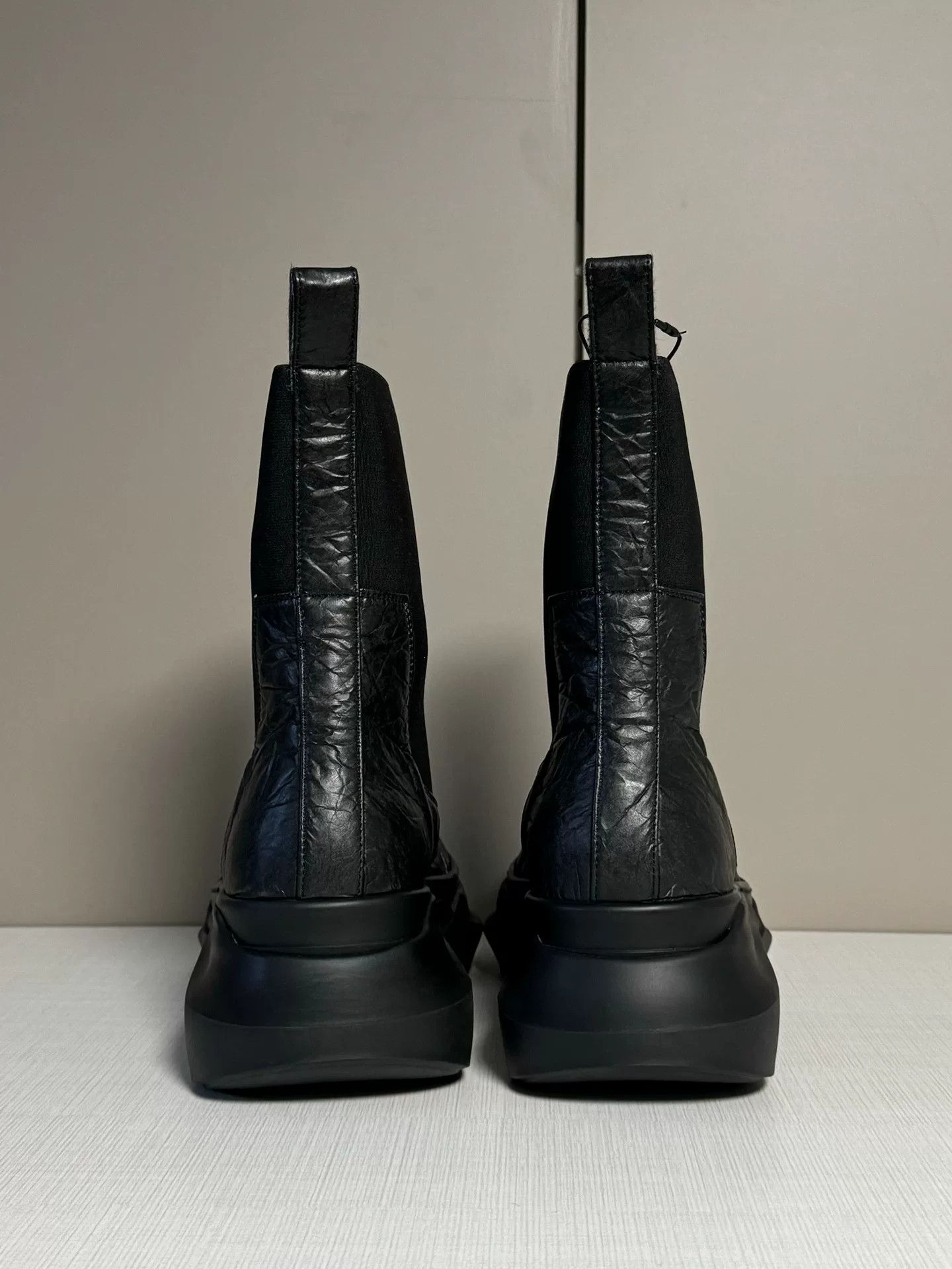Rick Owens rick owens black platform chelsea boots Size US 8.5 / EU 41-42 - 5 Thumbnail
