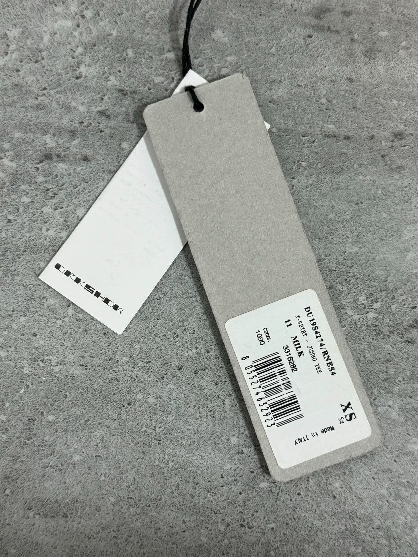 Rick Owens rick owens short sleeve jumbo t-shirt Size US XS / EU 42 / 0 - 4 Thumbnail