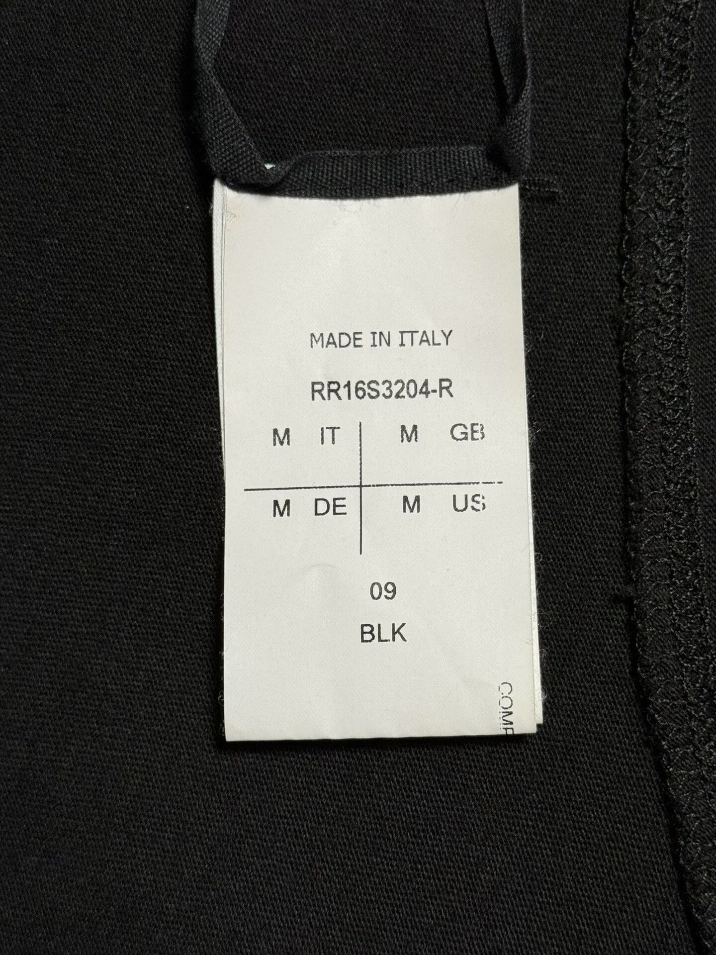 Rick Owens rick owens irregular short sleeve t-shirt Size US M / EU 48-50 / 2 - 3 Thumbnail