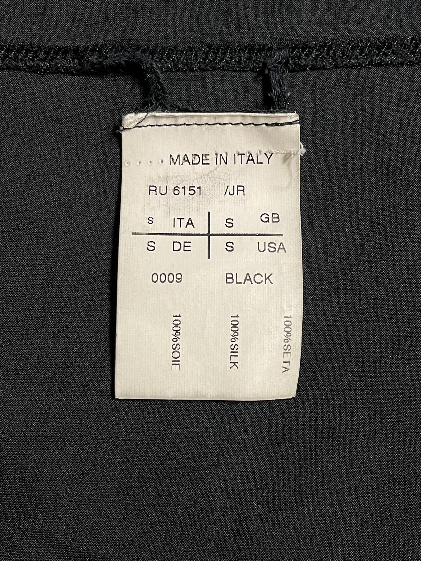 Rick Owens rick owens sleeveless top in black Size US S / EU 44-46 / 1 - 3 Thumbnail
