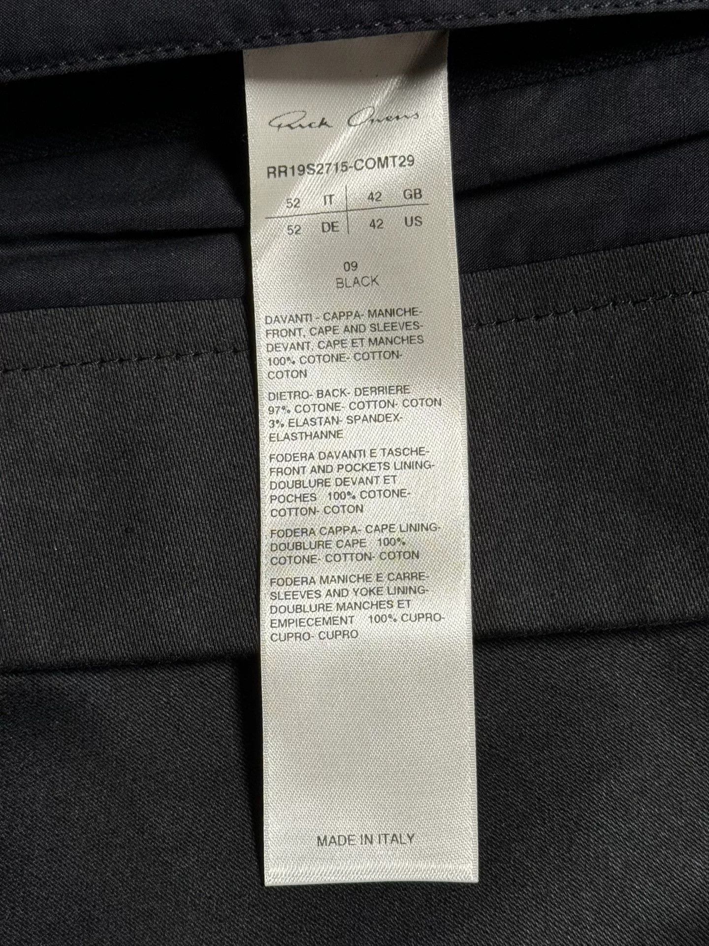 Rick Owens rick owens jacket with leather panels Size US L / EU 52-54 / 3 - 3 Thumbnail