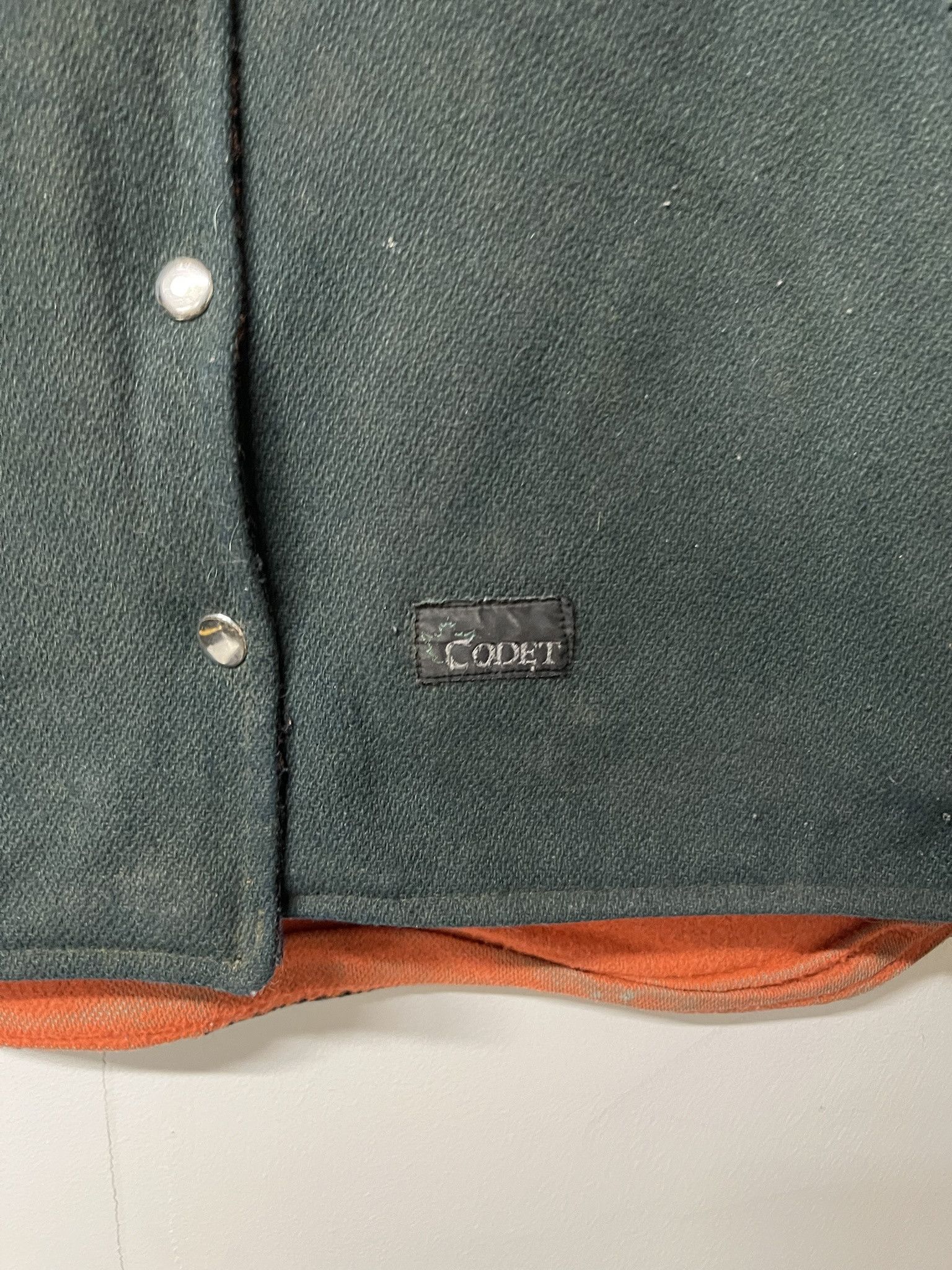 Pendleton × Vintage Vintage 1970s Codet Olive Wool Vest Size M Size US M / EU 48-50 / 2 - 2 Thumbnail