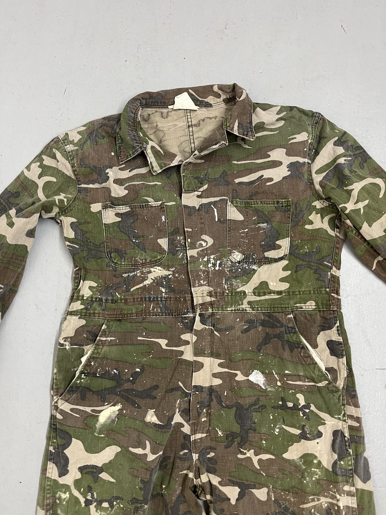 Carhartt Vintage 1990s Ranger Camo Distressed One Piece Coverall Size XL Size US XL / EU 56 / 4 - 2 Thumbnail