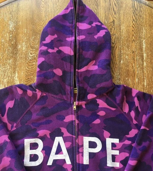 Lil wayne clearance purple bape hoodie