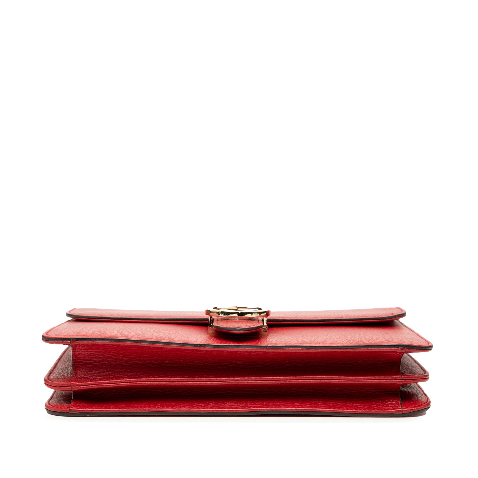 Gucci Gucci Medium Dollar Calfskin Interlocking G Crossbody Size ONE SIZE - 3 Thumbnail