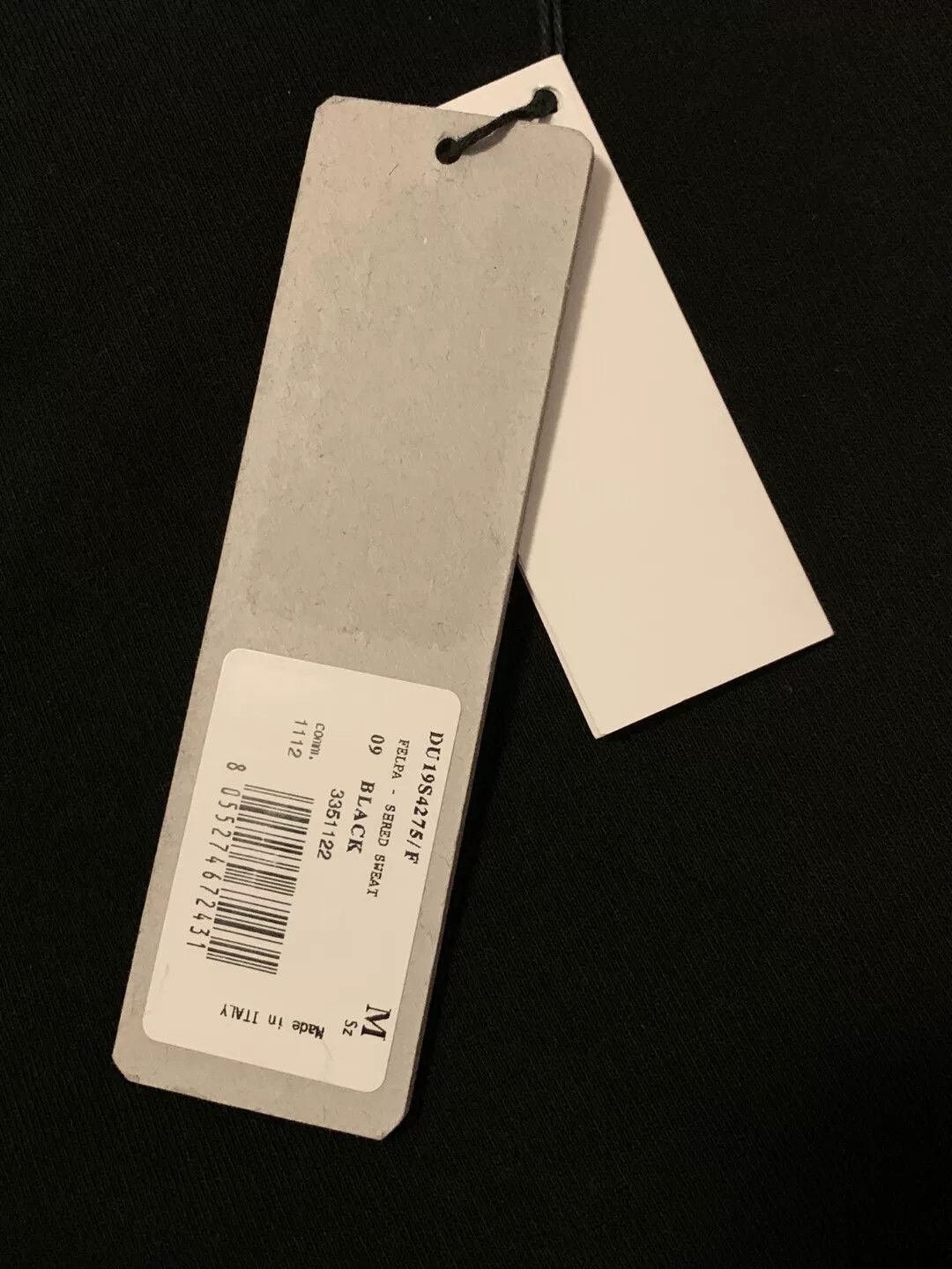 Rick Owens rick owens black sweatshirt with unique design Size US M / EU 48-50 / 2 - 4 Thumbnail