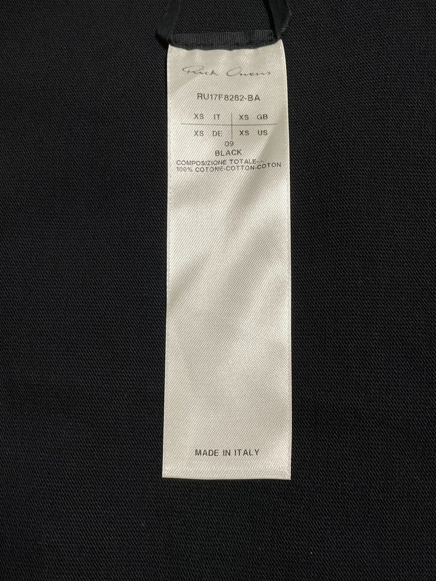Rick Owens rick owens black short sleeve oversized t-shirt Size US XS / EU 42 / 0 - 3 Thumbnail