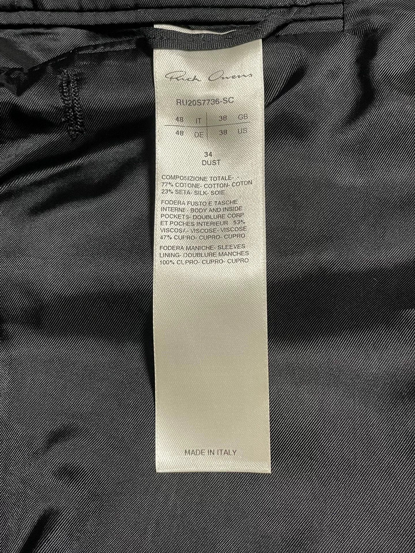Rick Owens rick owens tailored double-breasted jacket Size US L / EU 52-54 / 3 - 3 Thumbnail