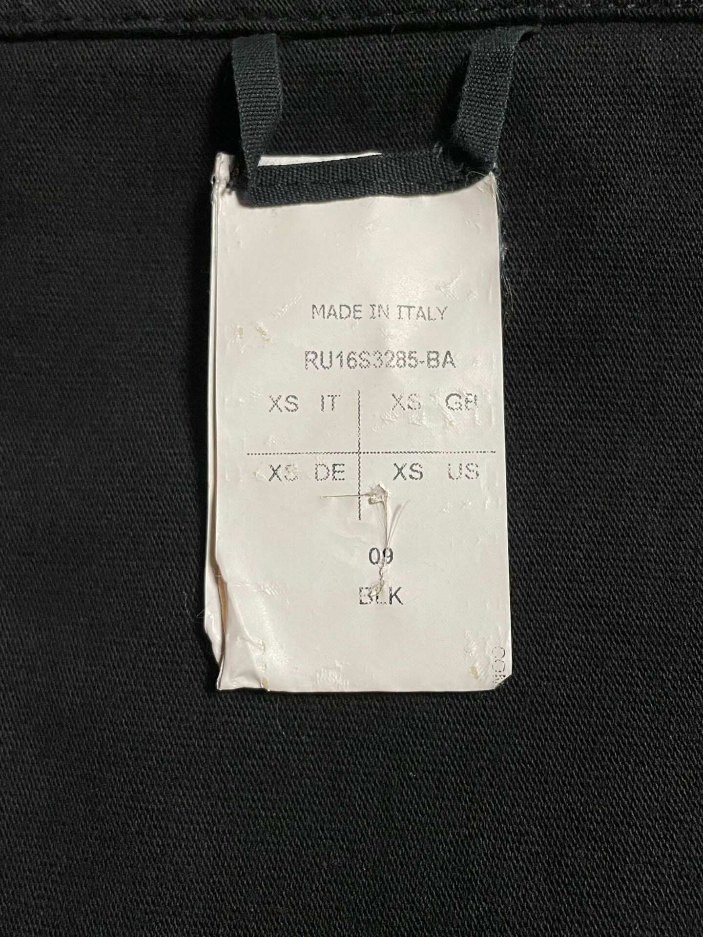 Rick Owens black long sweatshirt by rick owens Size US XS / EU 42 / 0 - 3 Thumbnail