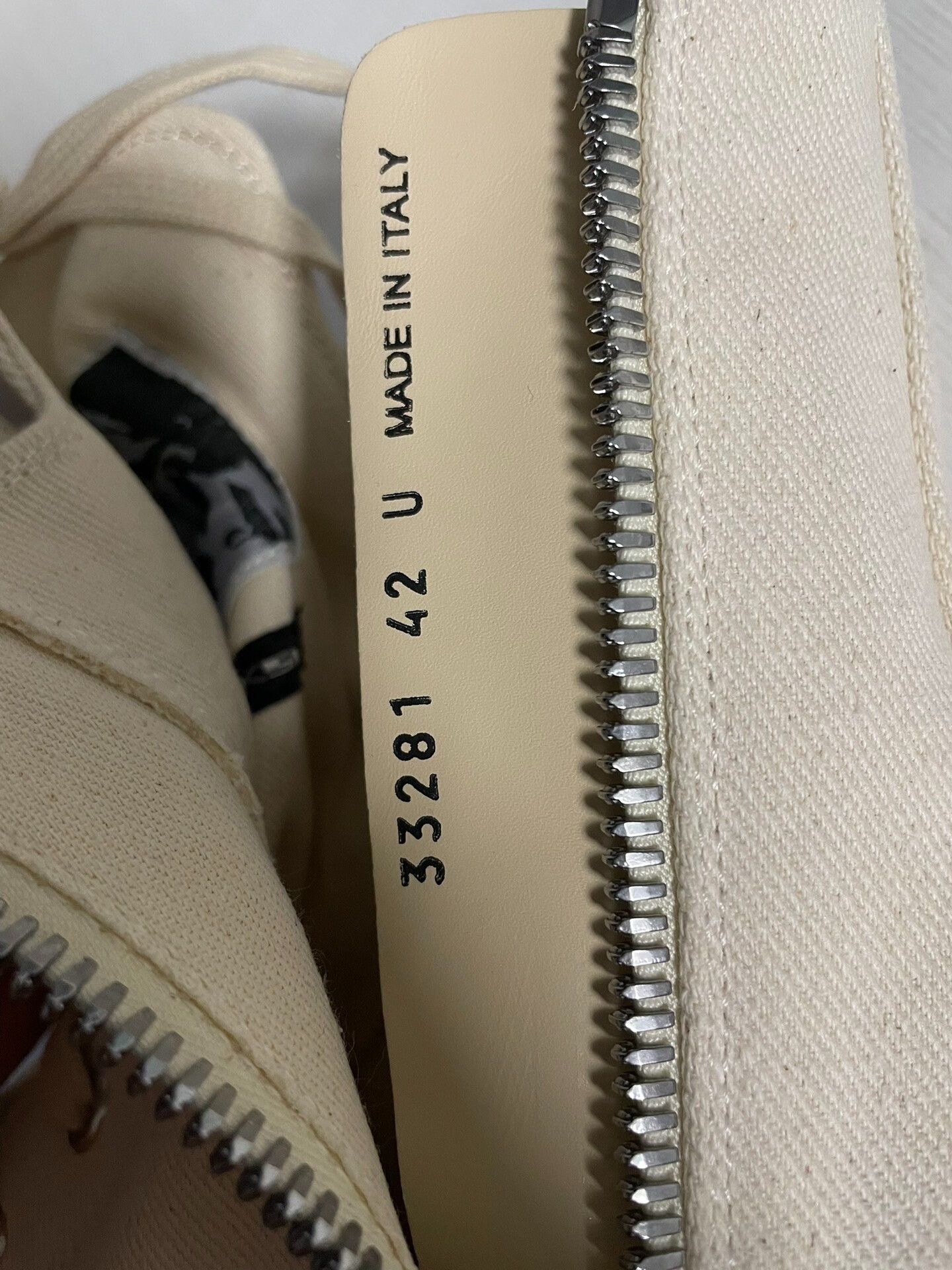 Converse rick owens beige canvas high-top sneakers Size US 10 / EU 43 - 7 Thumbnail