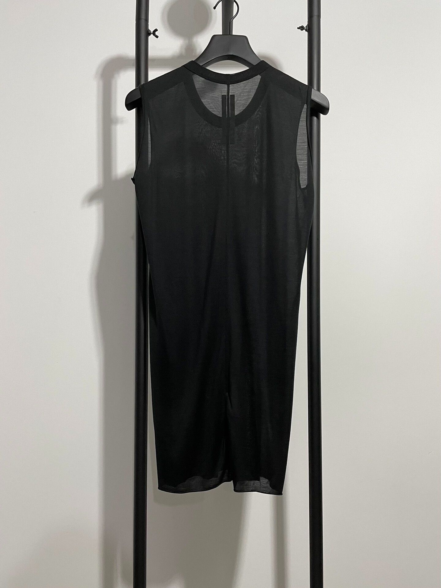 Rick Owens rick owens sleeveless black tank top Size US M / EU 48-50 / 2 - 2 Thumbnail