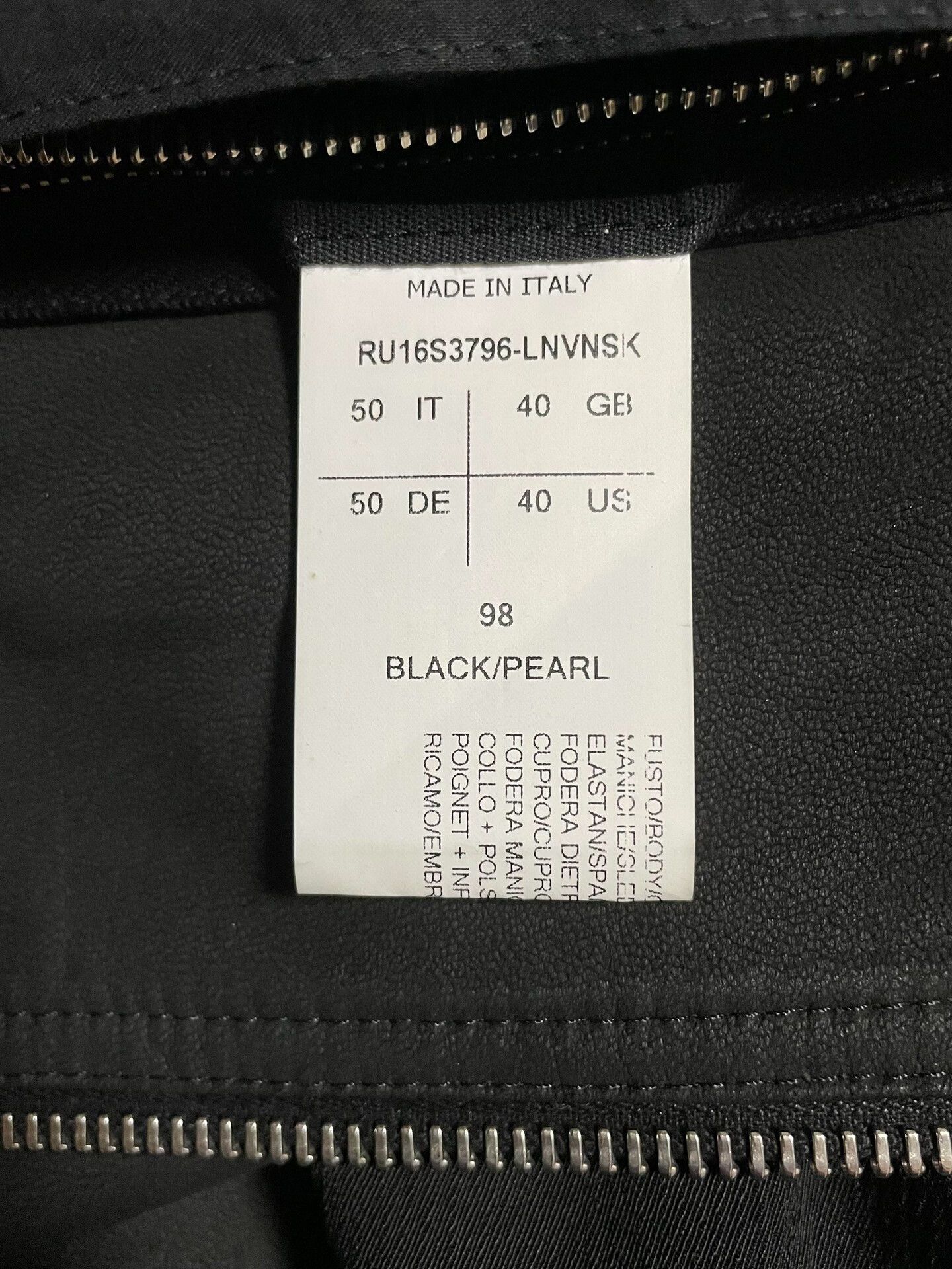 Rick Owens rick owens ro ma1 leather bomber jacket Size US M / EU 48-50 / 2 - 3 Thumbnail