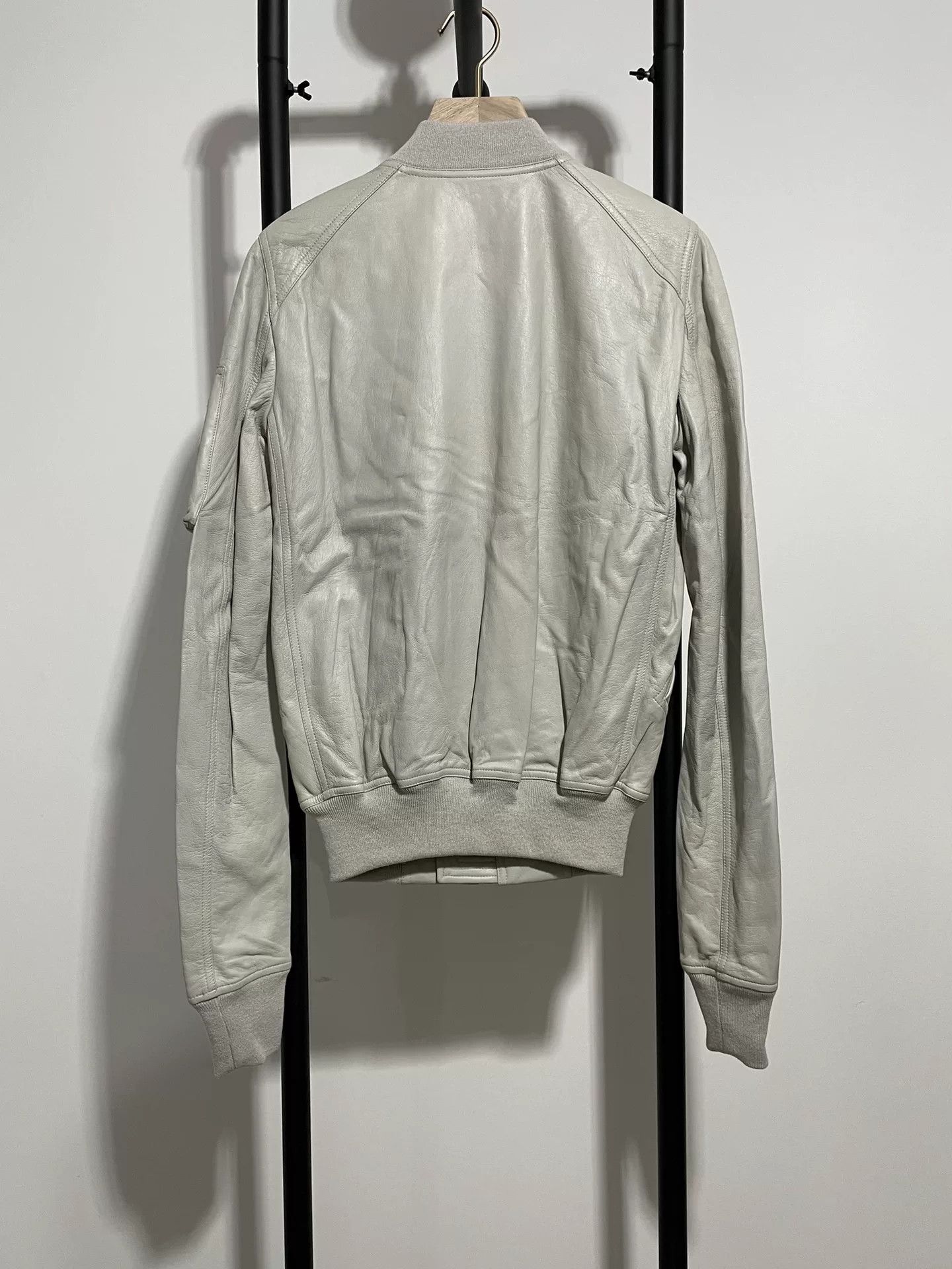 Rick Owens rick owens ro ma1 leather bomber jacket Size US L / EU 52-54 / 3 - 2 Thumbnail