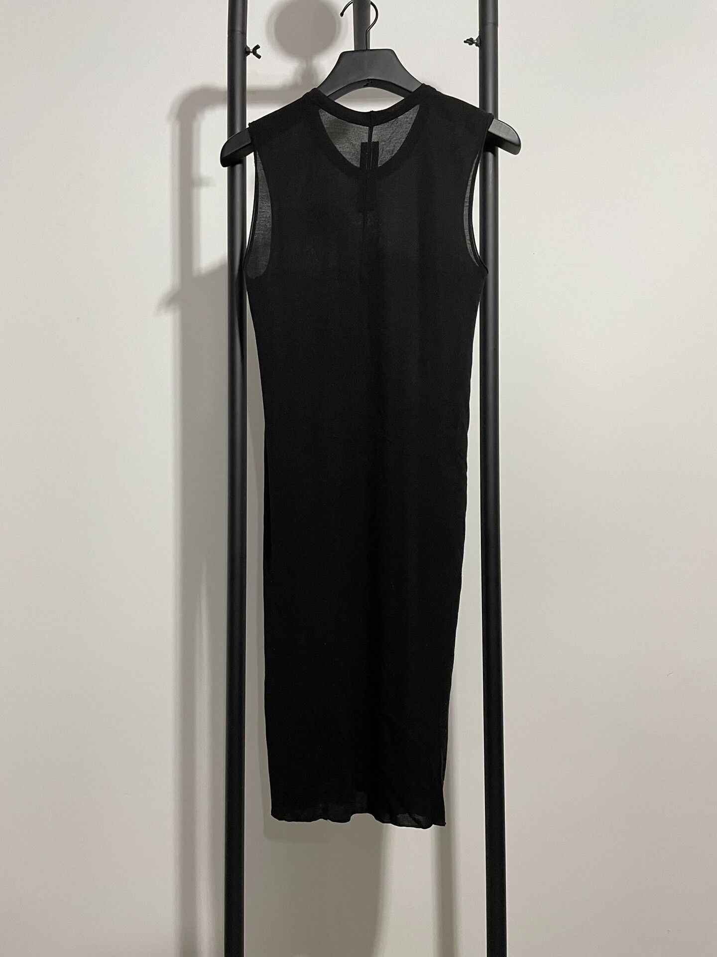 Rick Owens rick owens sleeveless black tank top Size S / US 4 / IT 40 - 2 Thumbnail
