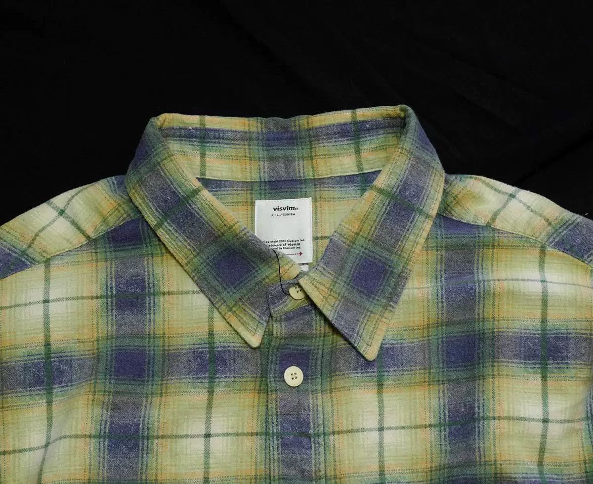Visvim visvim pioneer khadi check long sleeve shirt Size US XL / EU 56 / 4 - 4 Thumbnail