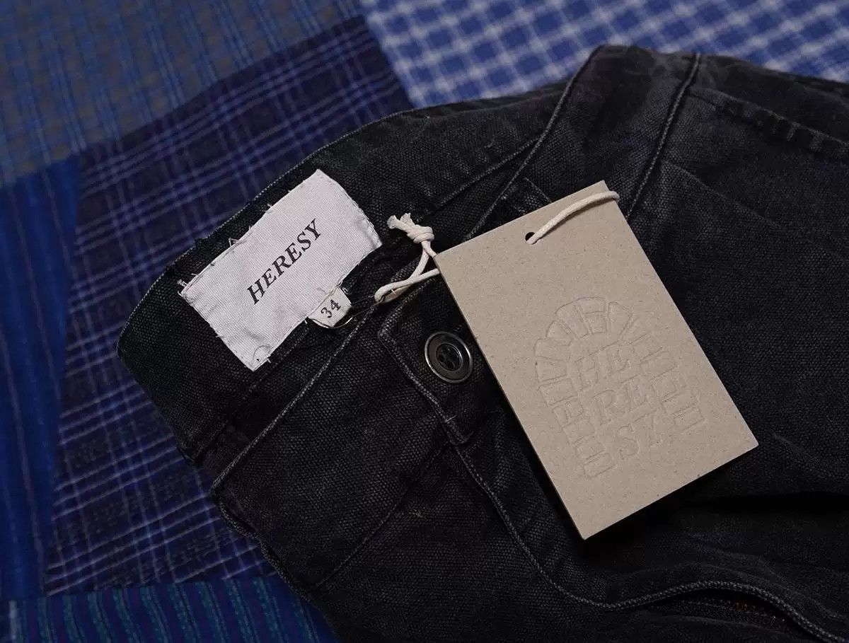 HERESY heresy barrow vintage black trousers Size US 34 / EU 50 - 3 Thumbnail