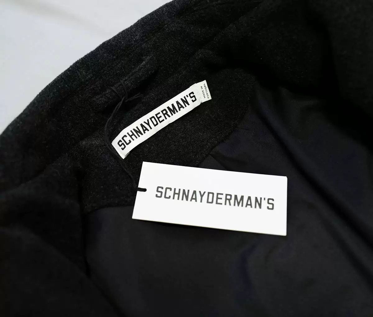 Schnaydermans schnayderman's black merino wool coat Size US S / EU 44-46 / 1 - 5 Thumbnail