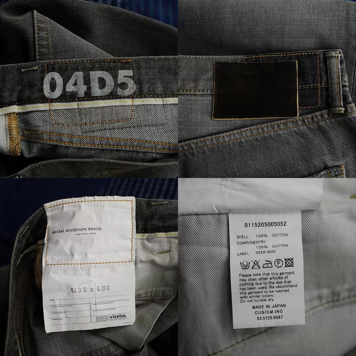Visvim visvim black denim pants with distressing Size US 36 / EU 52 - 6 Thumbnail