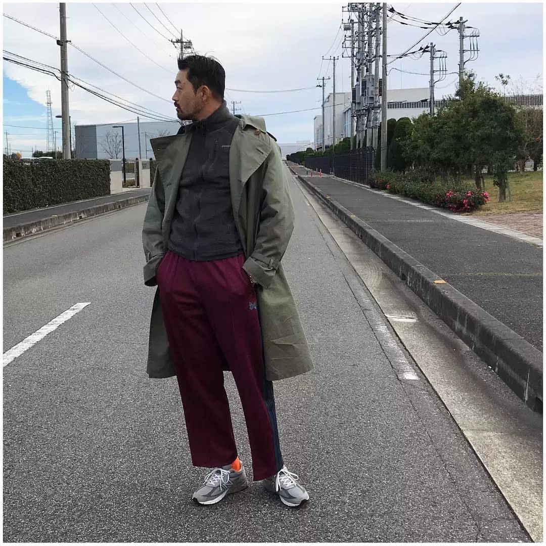 Needles Needles Track Pant in Burgundy with Embroidery Size US 32 / EU 48 - 7 Thumbnail