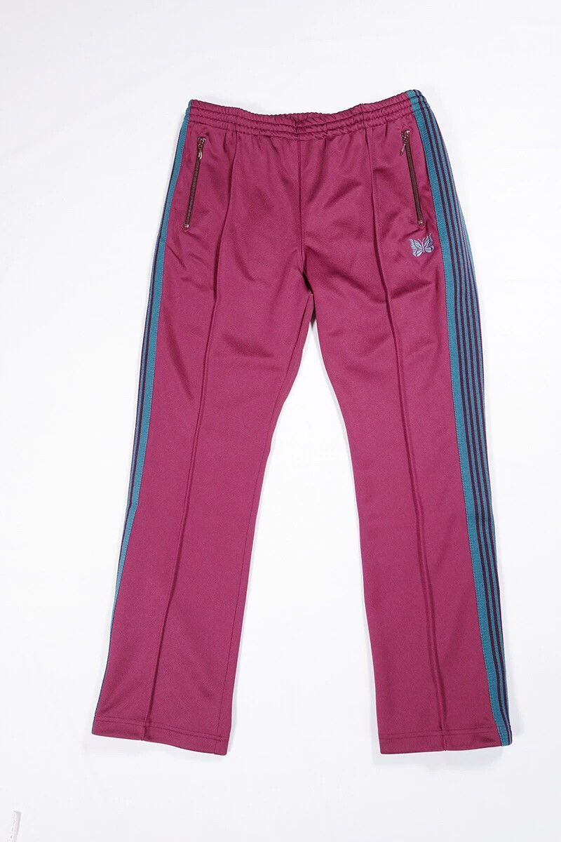 Needles Needles Track Pant in Burgundy with Embroidery Size US 32 / EU 48 - 3 Thumbnail