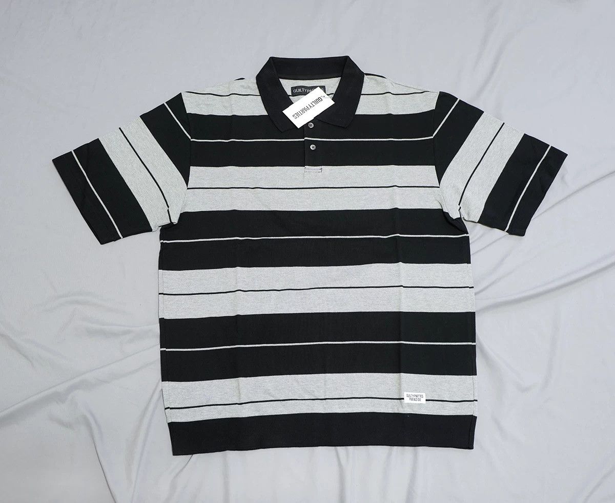 Wacko Maria wacko maria striped polo shirt s/s xl Size US XL / EU 56 / 4 - 5 Thumbnail