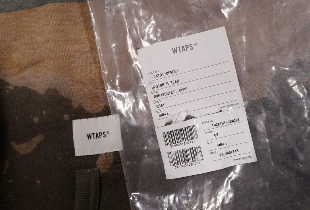 Wtaps wtaps hooded sweatshirt with tie-dye design Size US S / EU 44-46 / 1 - 5 Thumbnail
