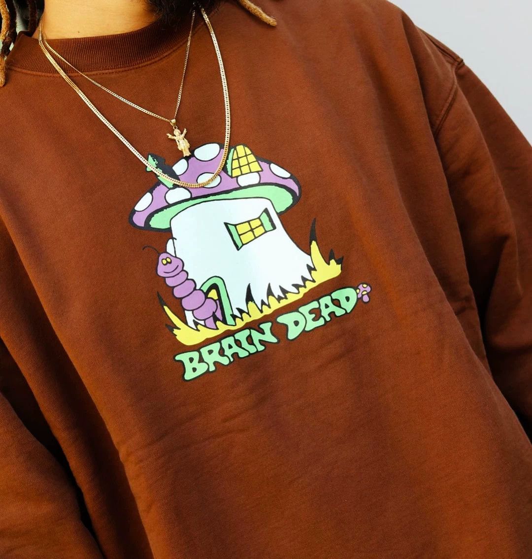 Brain Dead brain dead mushroom house crewneck sweatshirt Size US M / EU 48-50 / 2 - 9 Thumbnail