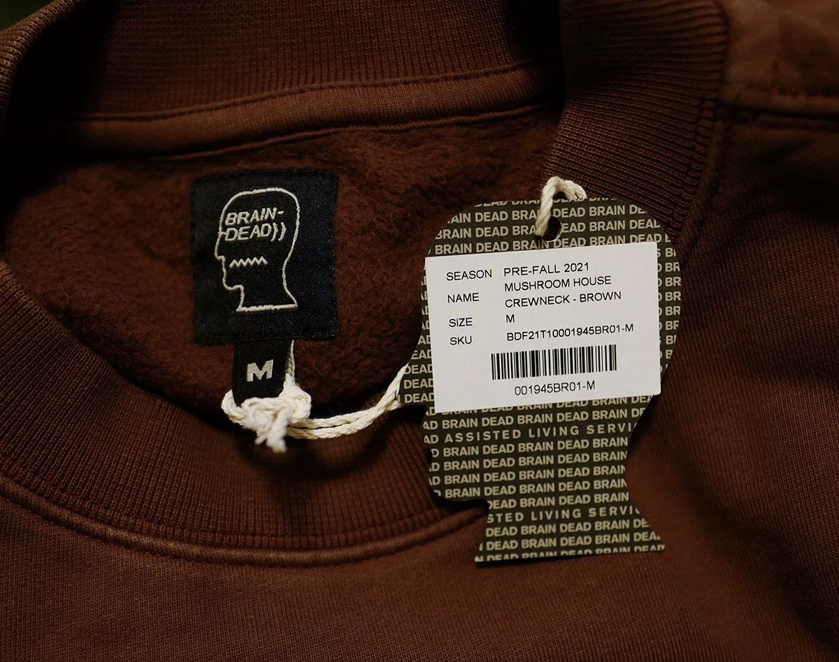 Brain Dead brain dead mushroom house crewneck sweatshirt Size US M / EU 48-50 / 2 - 5 Thumbnail