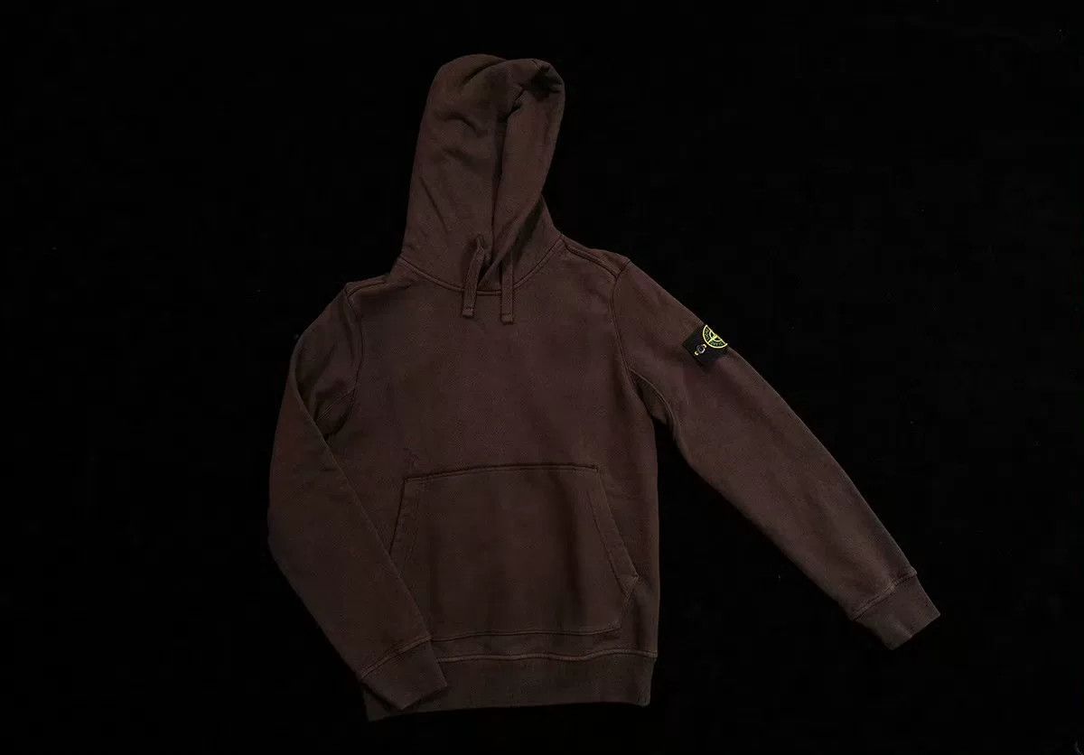 Stone Island stone island hooded sweatshirt in deep brown Size US S / EU 44-46 / 1 - 2 Thumbnail