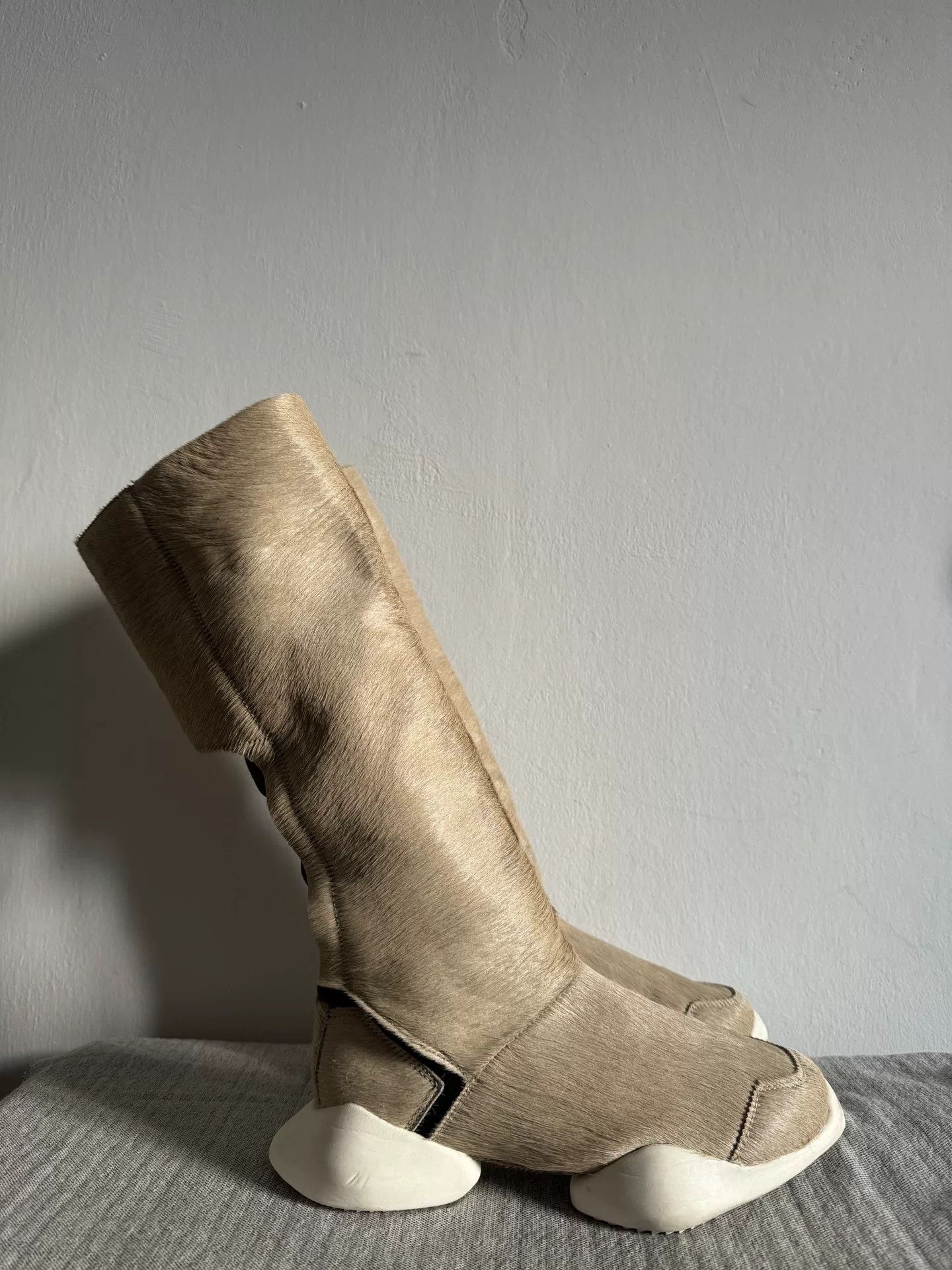 Rick Owens rick owens x adidas high-top boots Size US 7.5 / EU 40-41 - 4 Thumbnail
