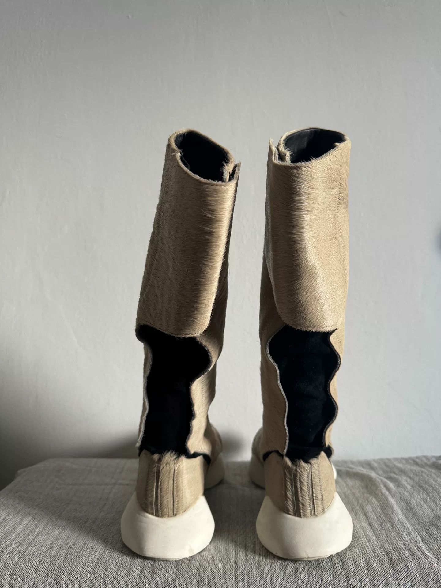Rick Owens rick owens x adidas high-top boots Size US 7.5 / EU 40-41 - 6 Thumbnail