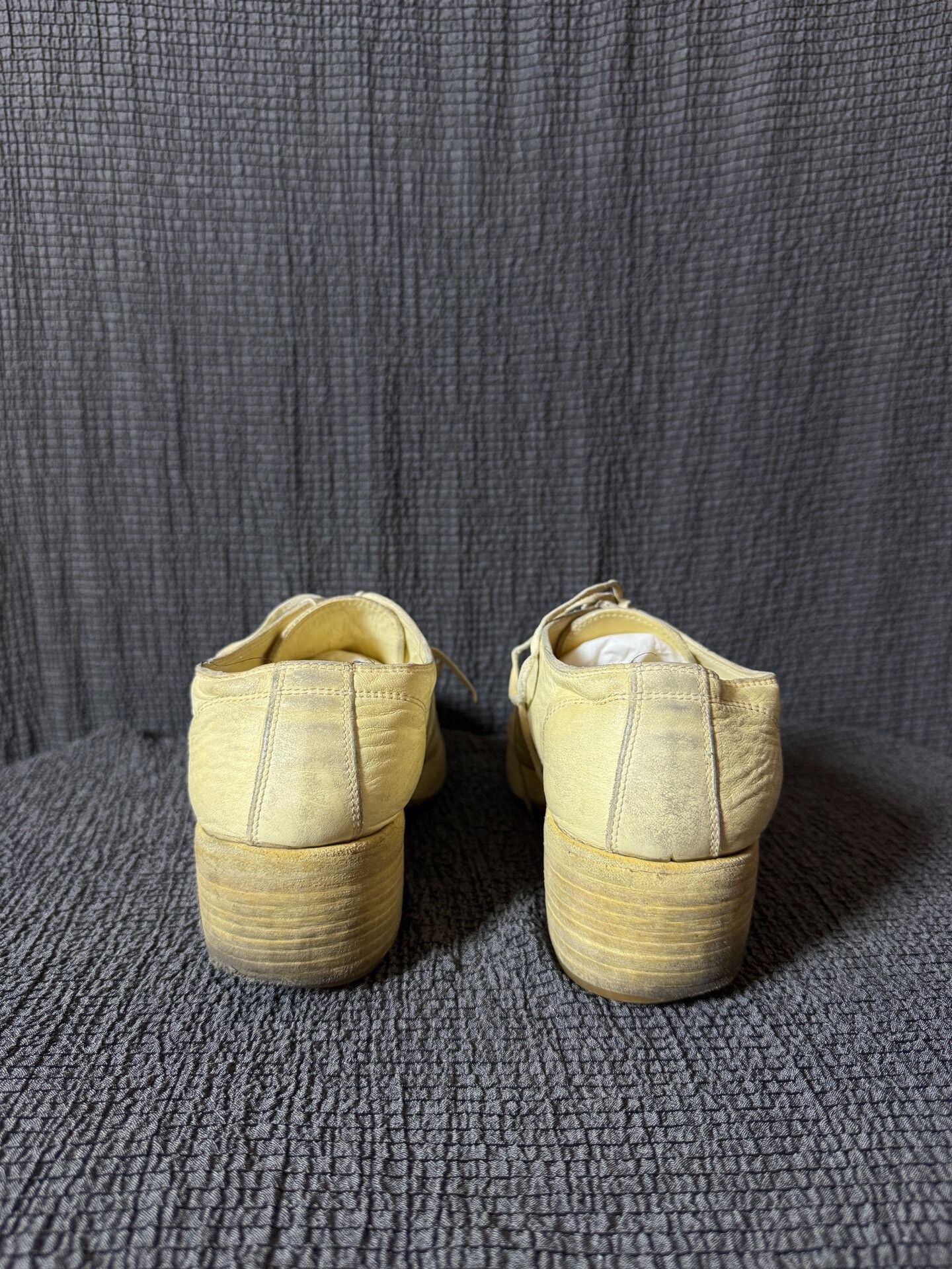 Guidi Guidi 792z Beige Leather Derby Shoes Size US 6 / EU 39 - 6 Thumbnail