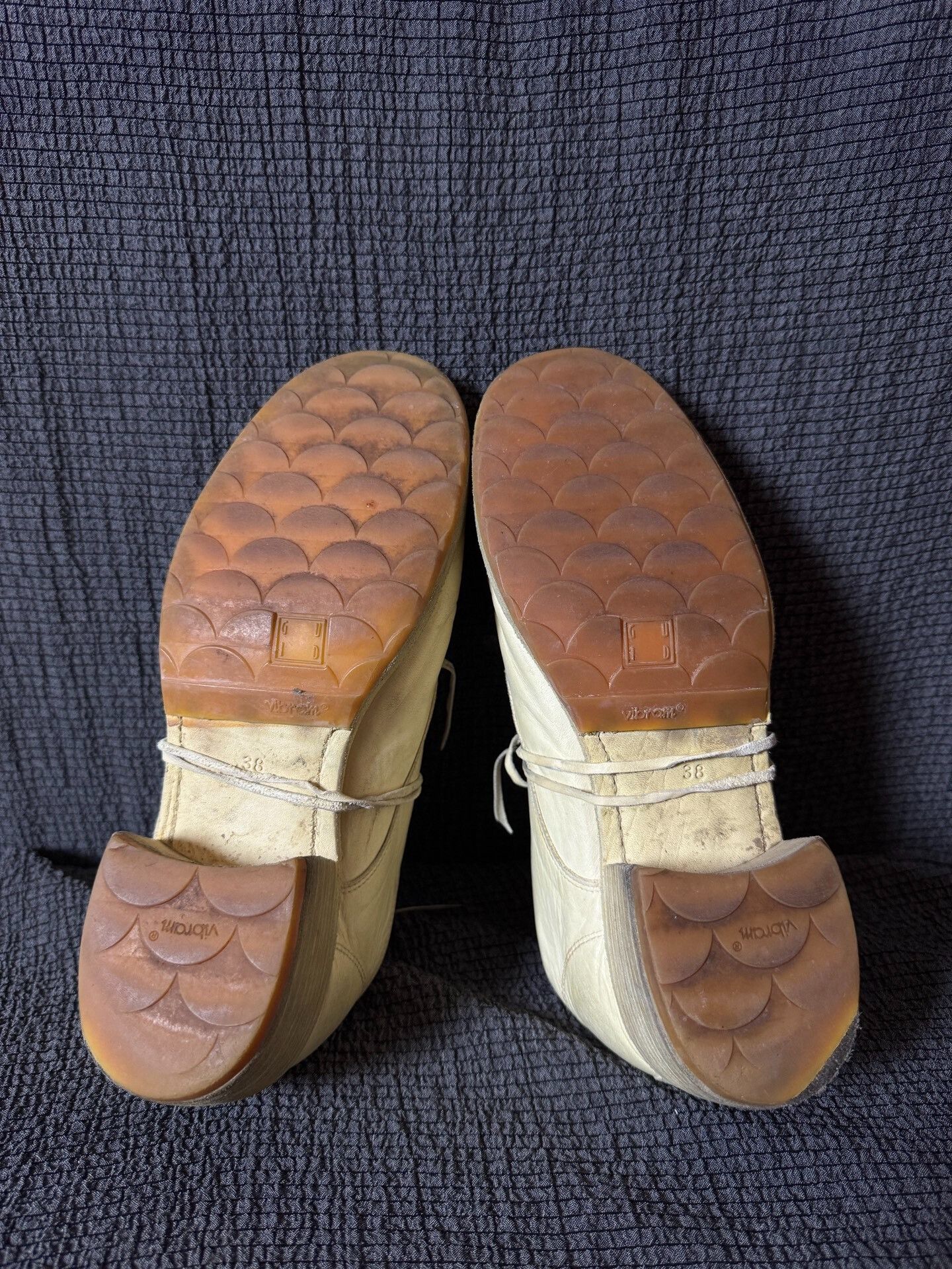 Guidi Guidi 792z Beige Leather Derby Shoes Size US 6 / EU 39 - 7 Thumbnail