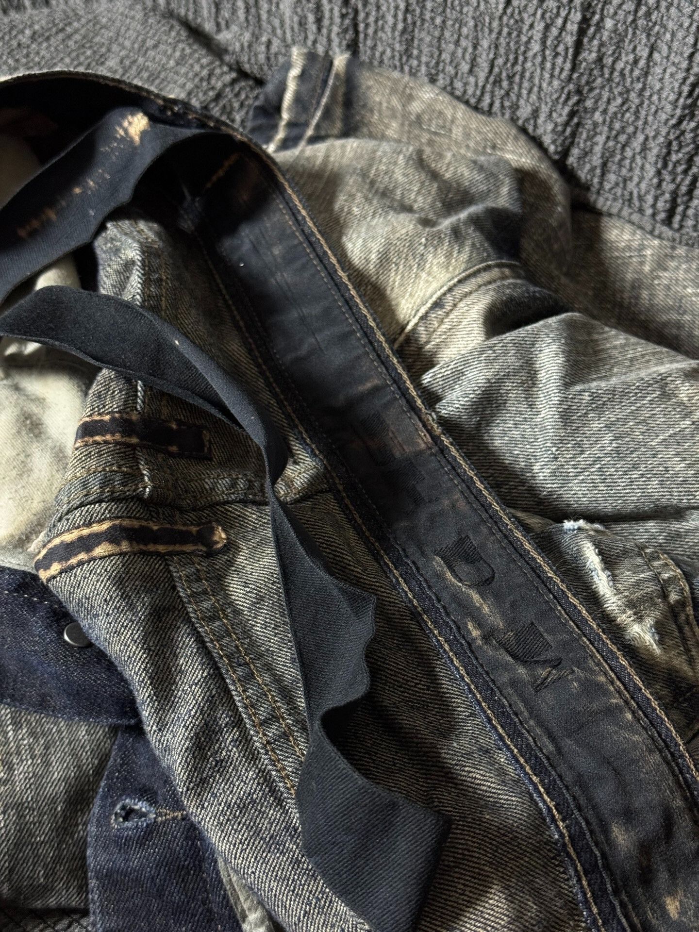 Rick Owens rick owens early distressed denim pants Size US 31 - 6 Thumbnail