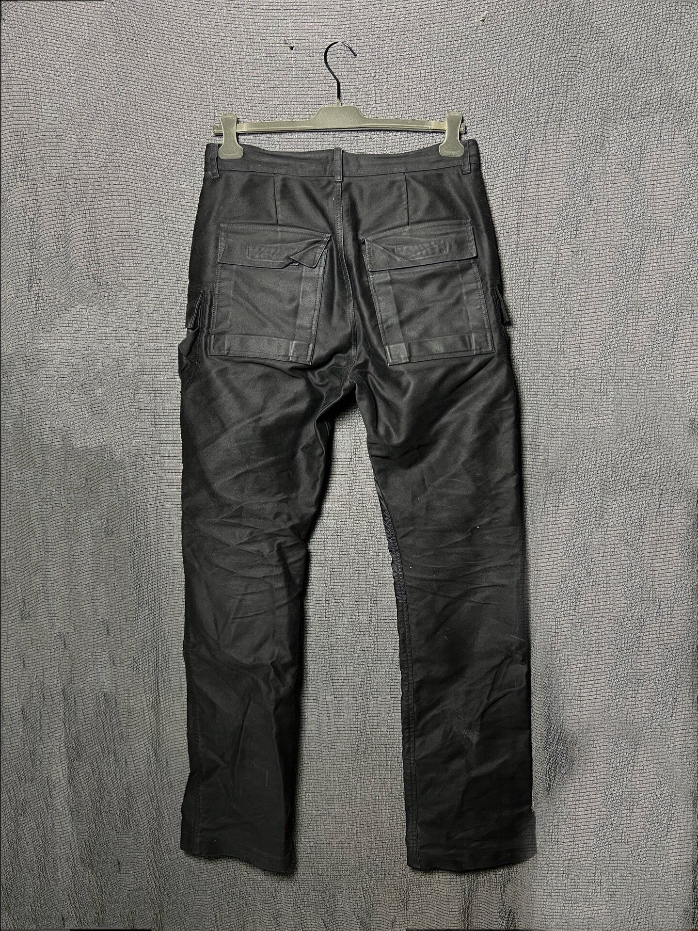 Rick Owens Rick Owens Black Cargo Pants Size US 31 - 2 Thumbnail