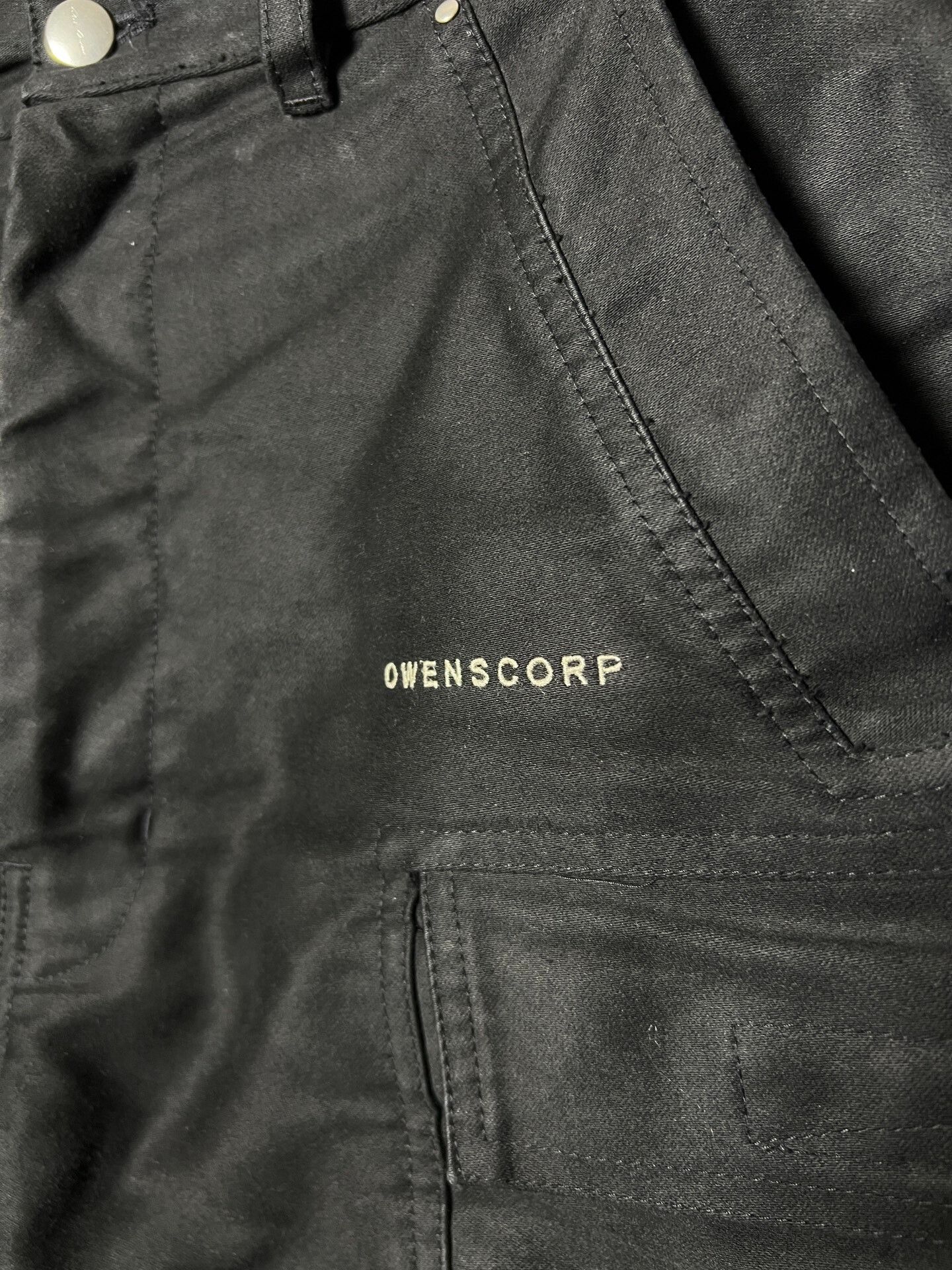 Rick Owens Rick Owens Black Cargo Pants Size US 31 - 3 Thumbnail
