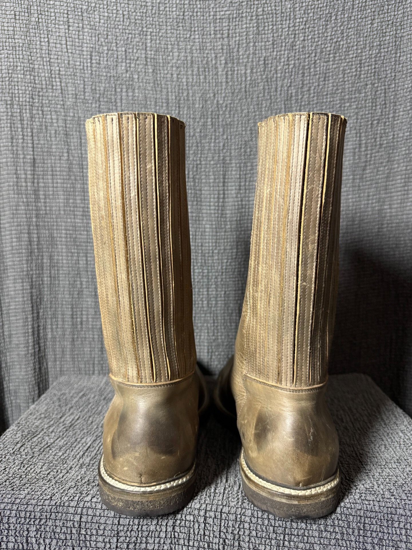 Rick Owens rare rick owens high-top chelsea boots Size US 11 / EU 44 - 6 Thumbnail
