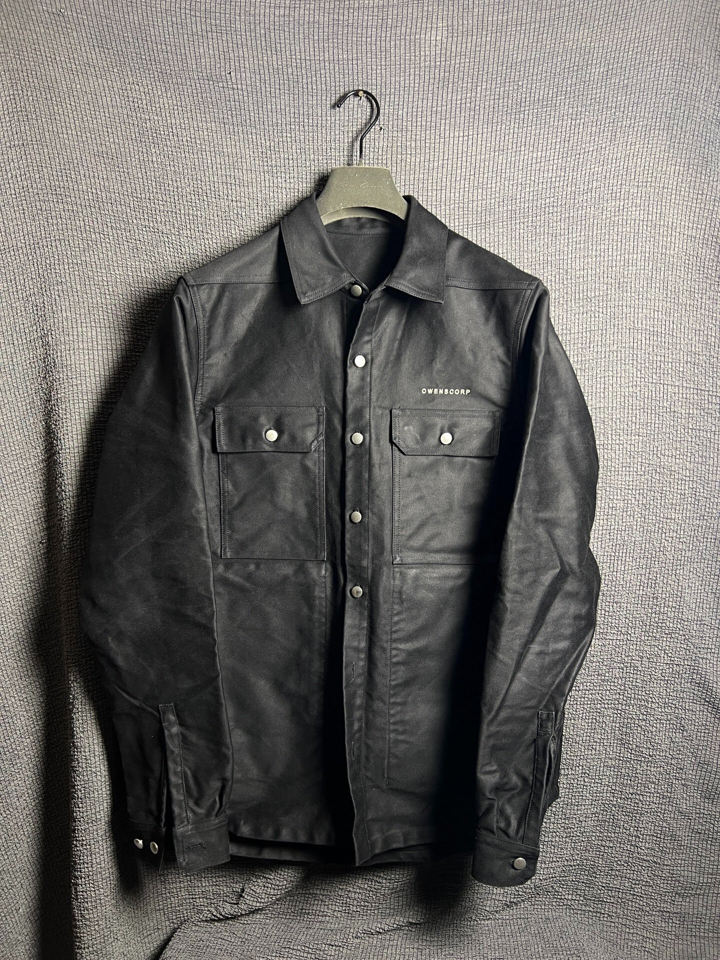 Rick Owens Rick Owens Crew Shirt in Black Satin Cotton Size US L / EU 52-54 / 3 - 6 Thumbnail