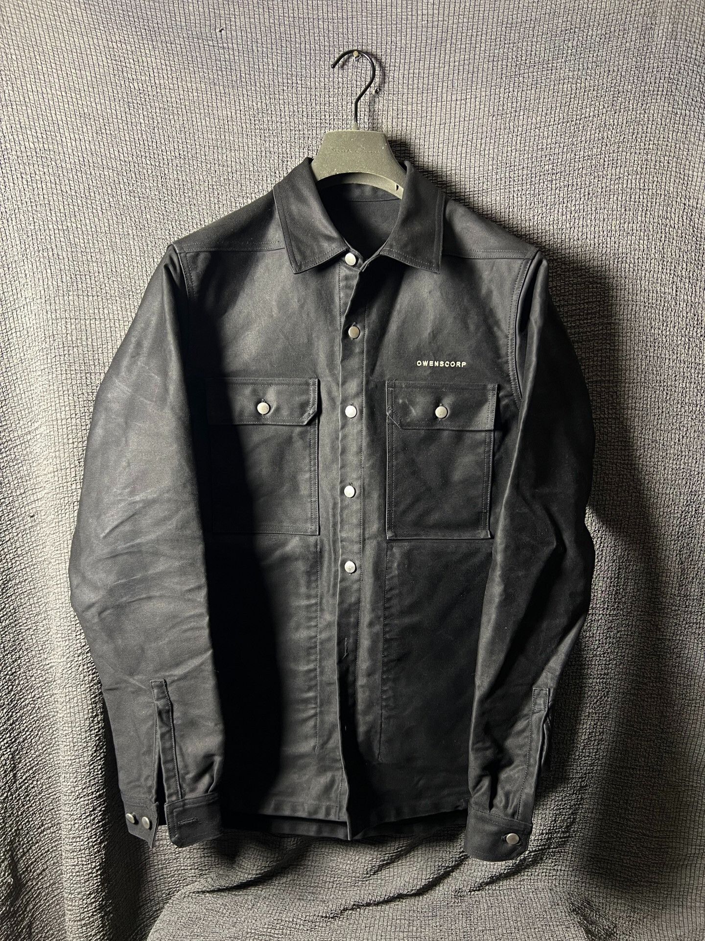 Rick Owens Rick Owens Crew Shirt in Black Satin Cotton Size US L / EU 52-54 / 3 - 7 Thumbnail