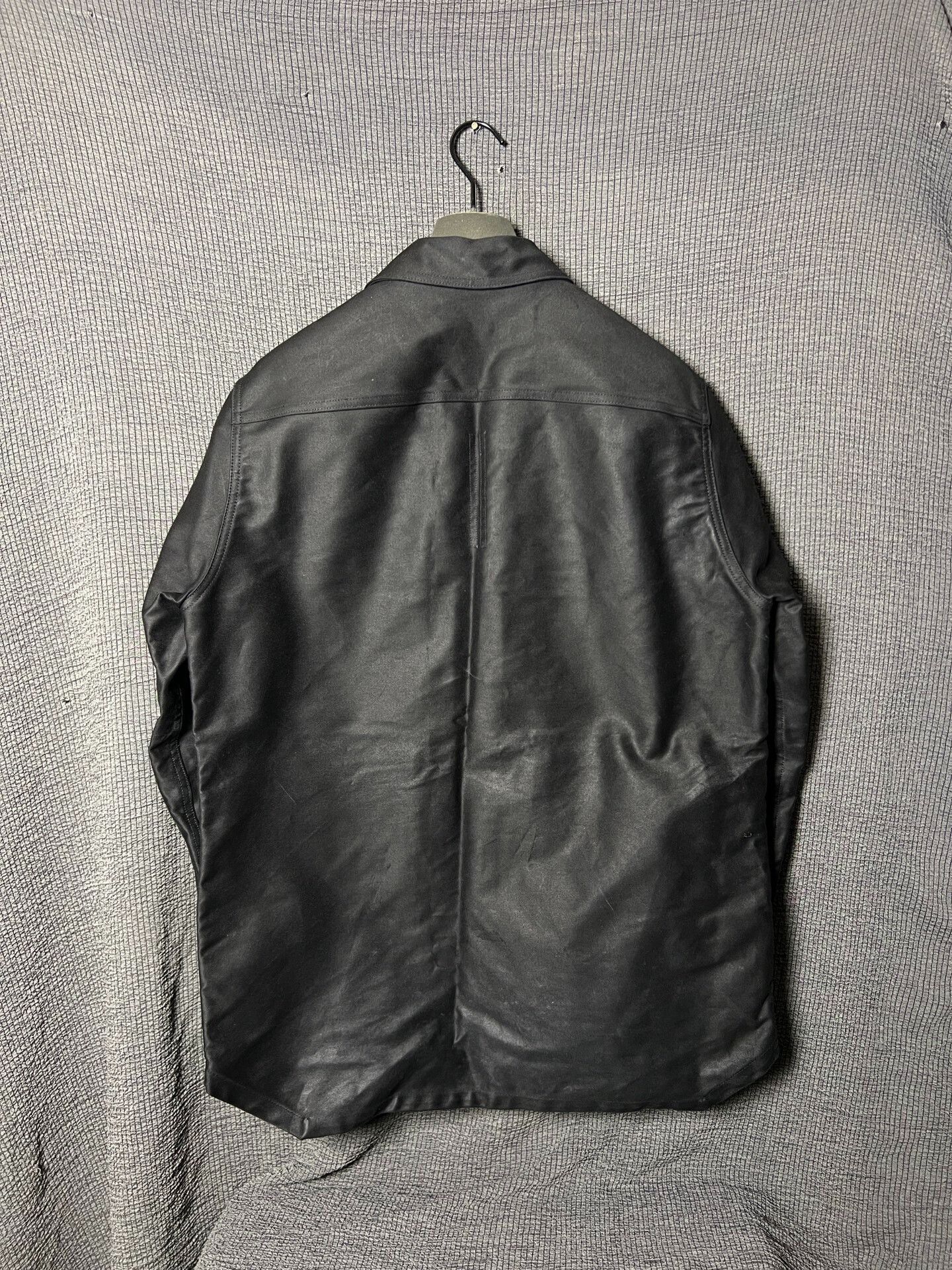 Rick Owens Rick Owens Crew Shirt in Black Satin Cotton Size US L / EU 52-54 / 3 - 2 Thumbnail