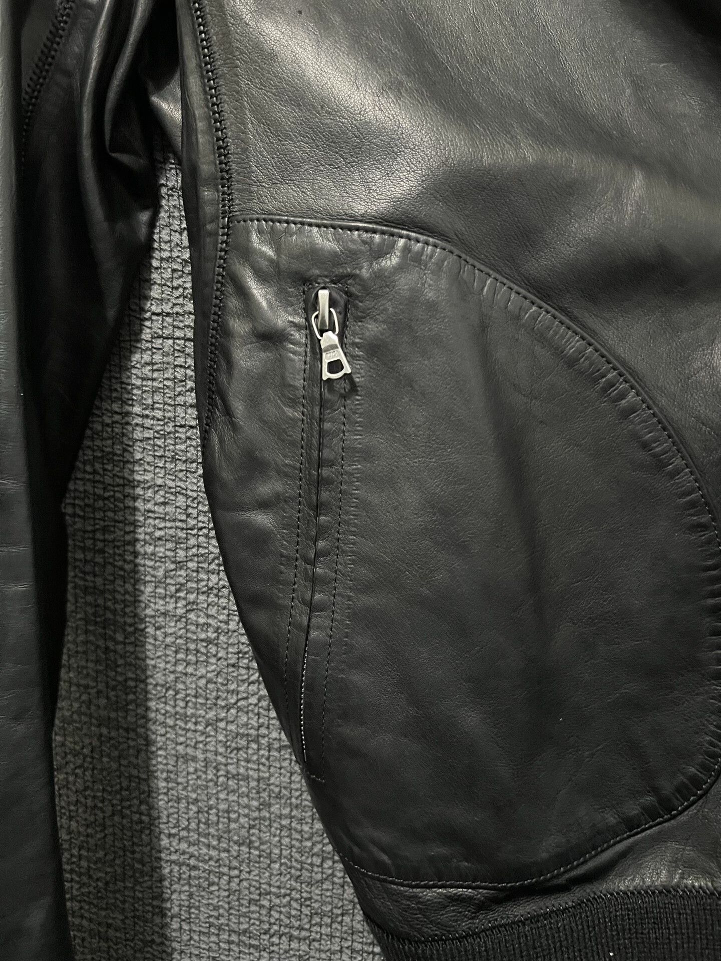 Isaac Sellam Experience isaac sellam bomber leather jacket in black Size US S / EU 44-46 / 1 - 7 Thumbnail