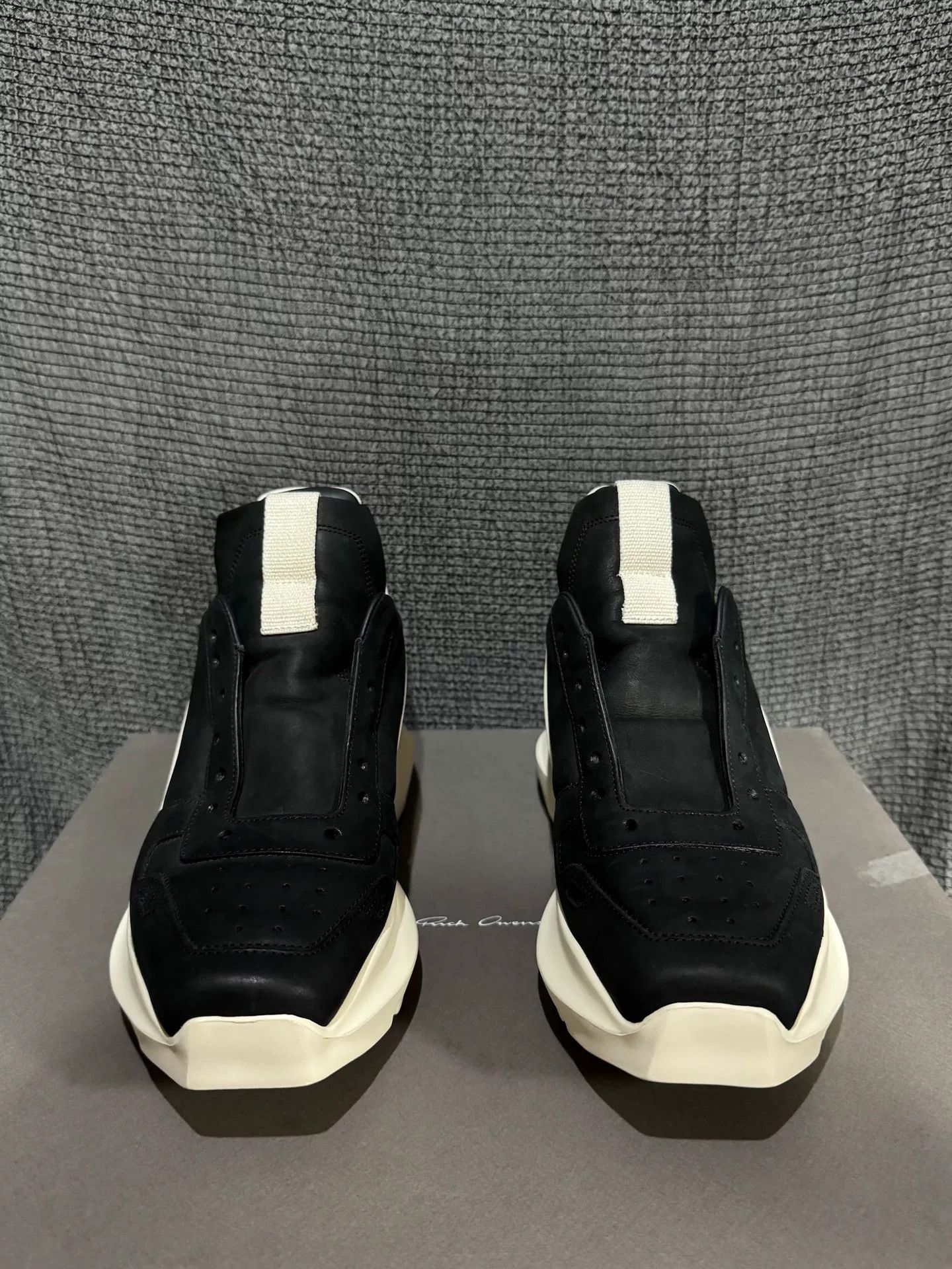 Rick Owens Rick Owens Black and White Thick Sole Sneakers Size US 5 / EU 37 - 5 Thumbnail