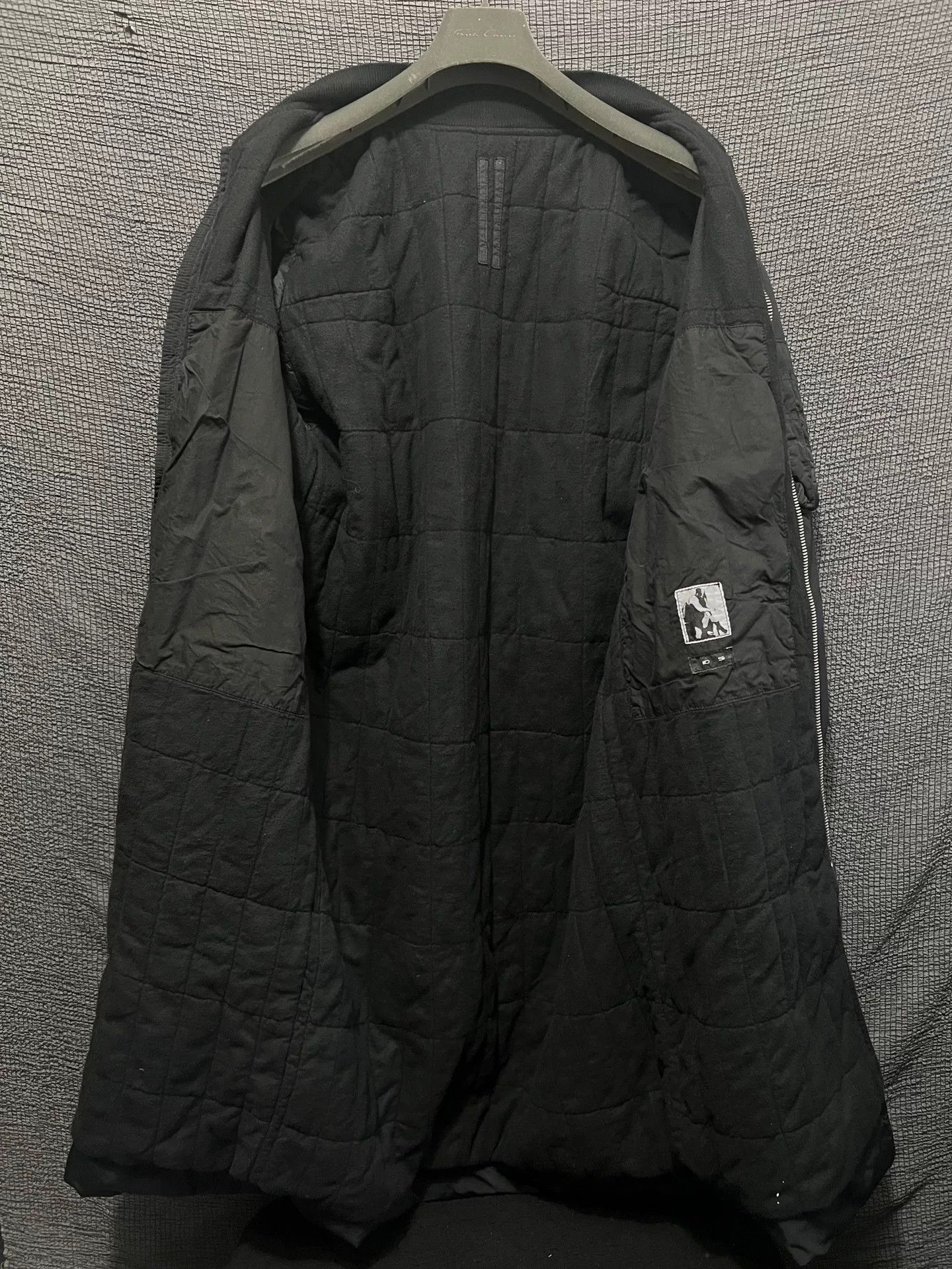 Rick Owens Rick Owens Long MA1 Cotton Jacket Size US M / EU 48-50 / 2 - 2 Thumbnail