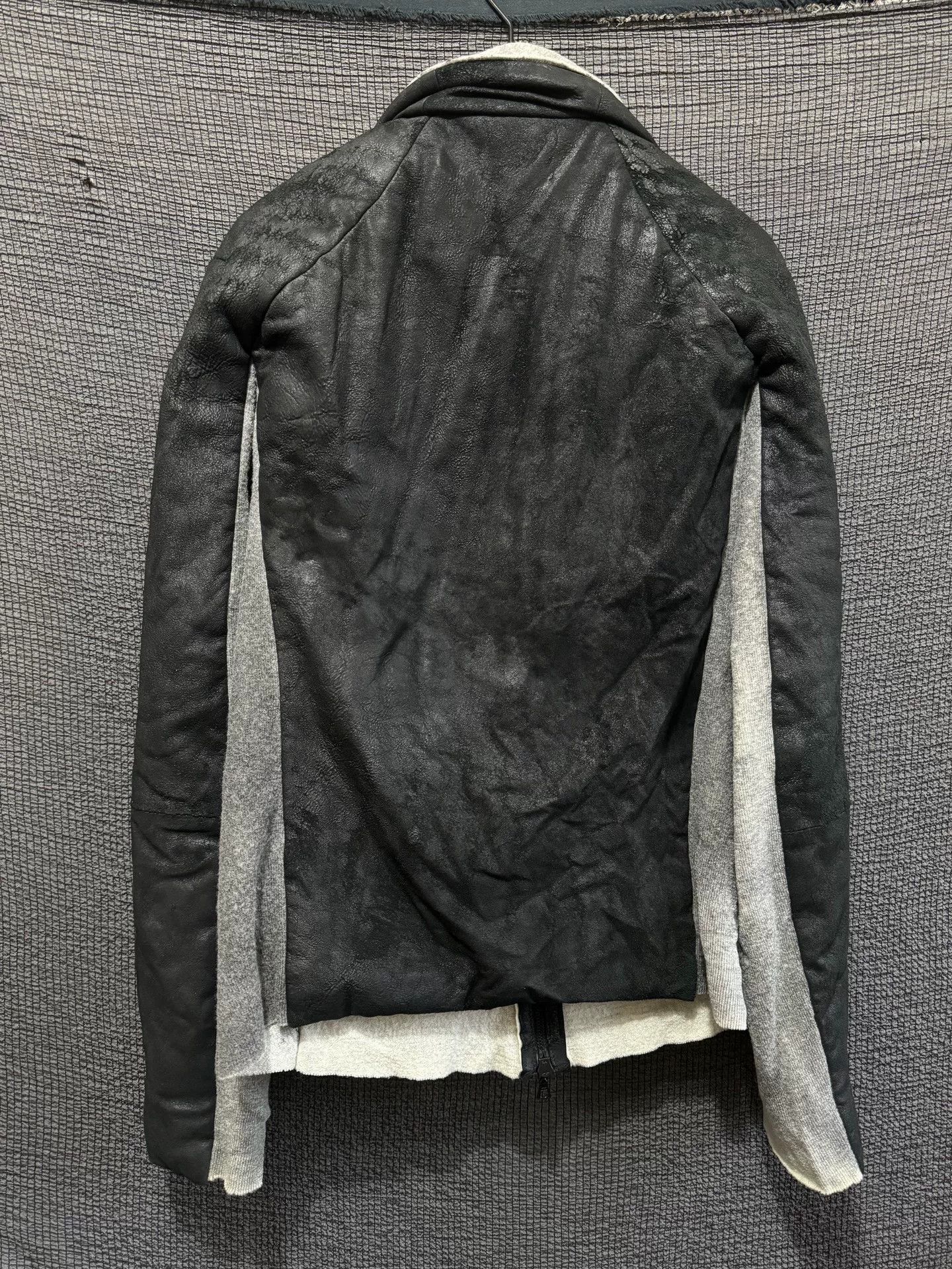 Lumen Et Umbra black leather high collar jacket Size US L / EU 52-54 / 3 - 5 Thumbnail