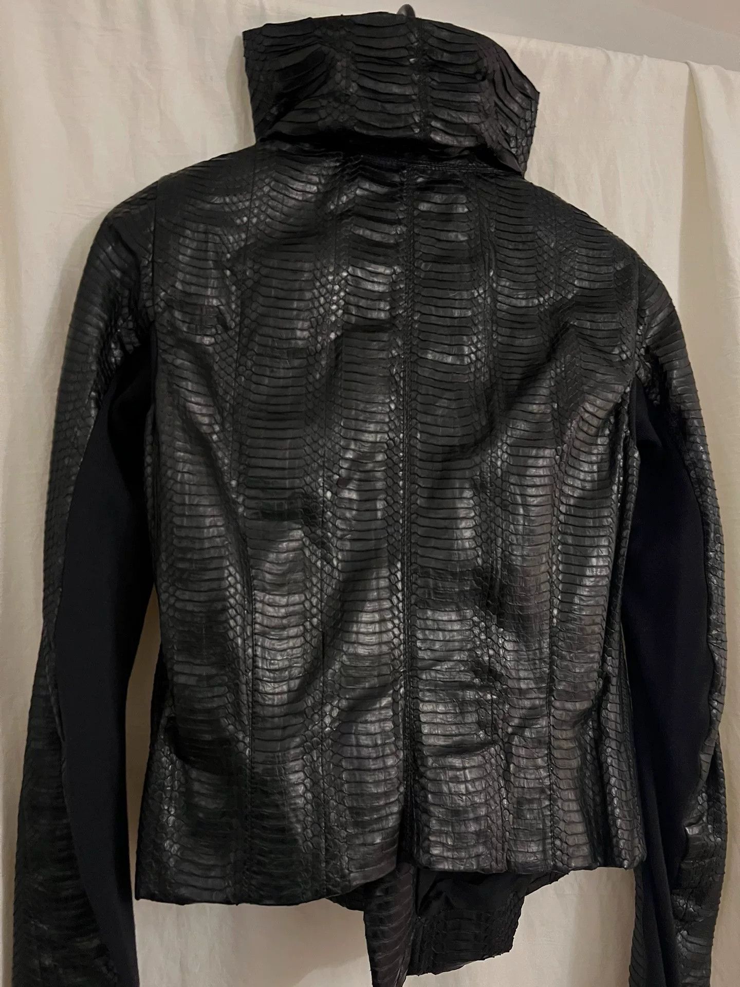 Rick Owens rare rick owens snakeskin motorcycle jacket Size M / US 6-8 / IT 42-44 - 3 Thumbnail