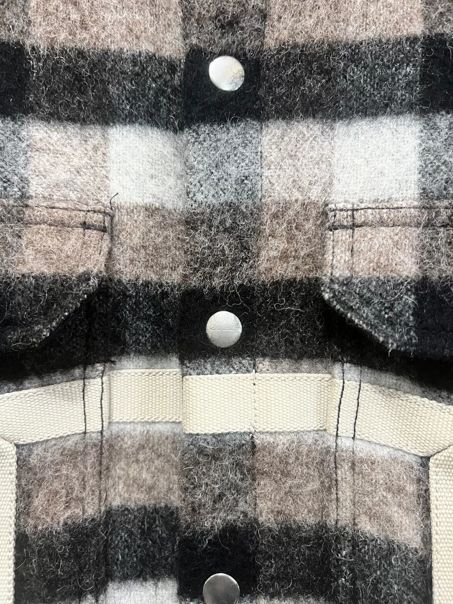 Rick Owens Rick Owens Larry Season Wool Check Jacket Size US M / EU 48-50 / 2 - 3 Thumbnail